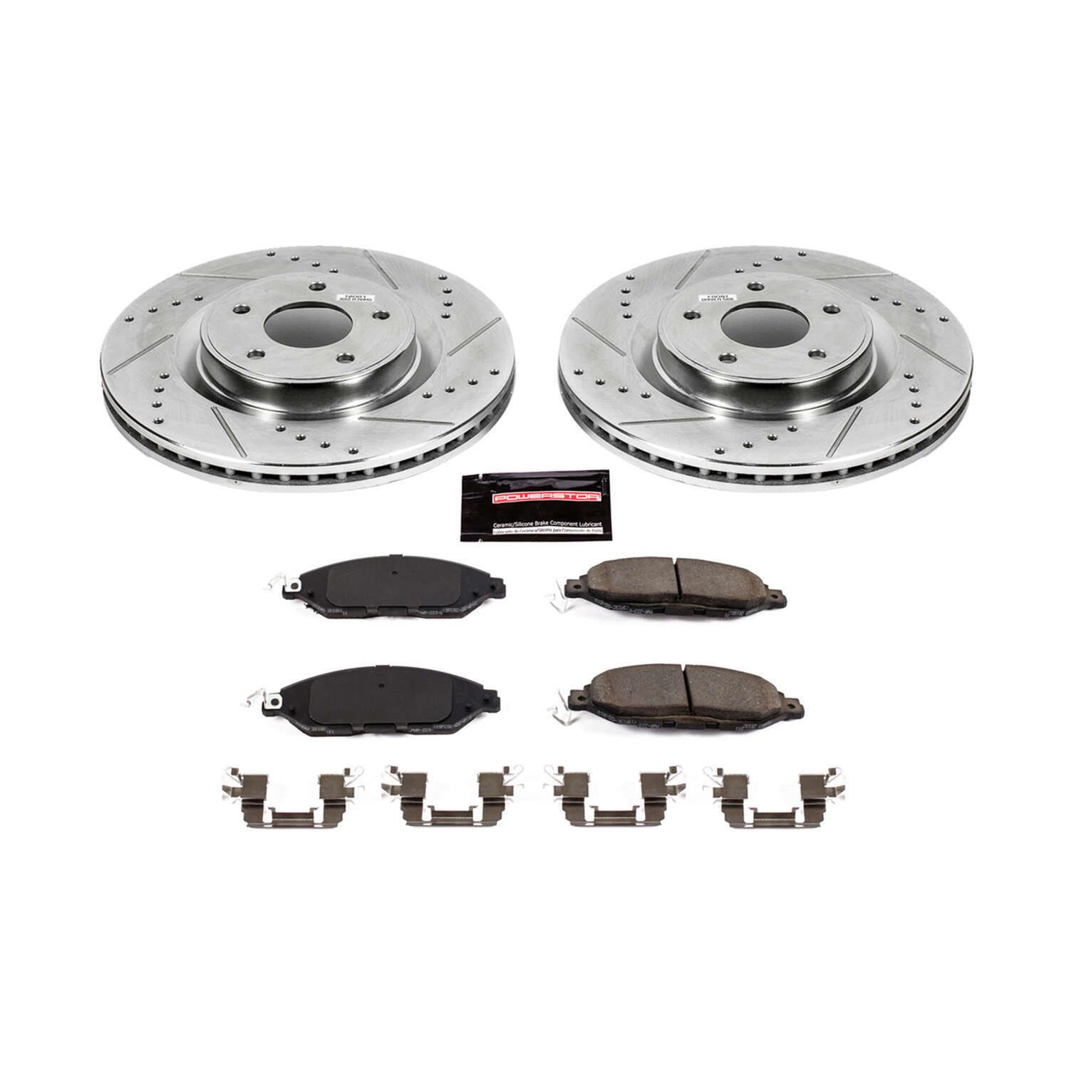 PowerStop K6496 PowerStop Z23 Evolution Sport Brake Upgrade Kits - Zander Auto Parts