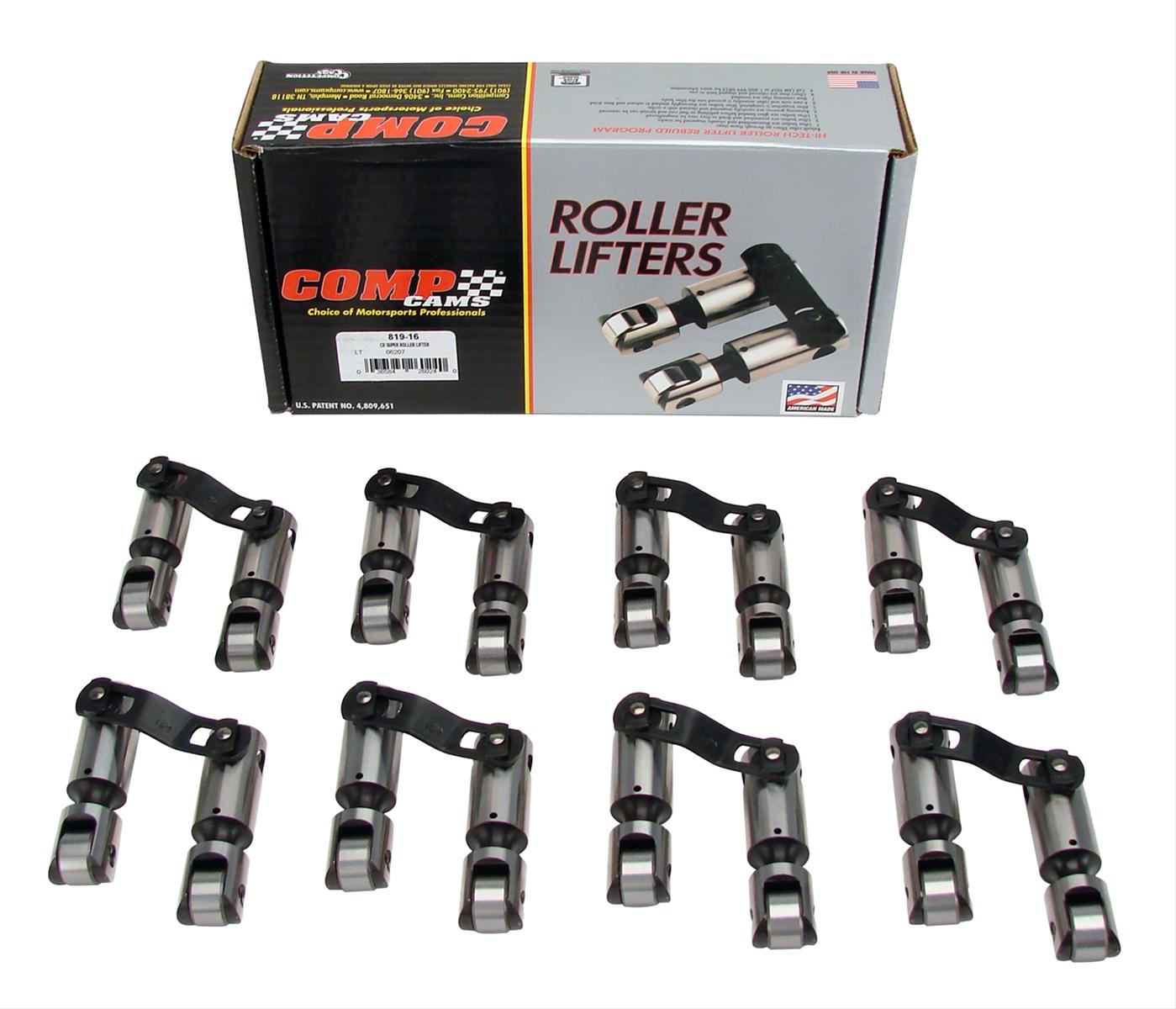 COMP Cams 819-16 COMP Cams Endure-X Roller Lifters - Zander Auto Parts