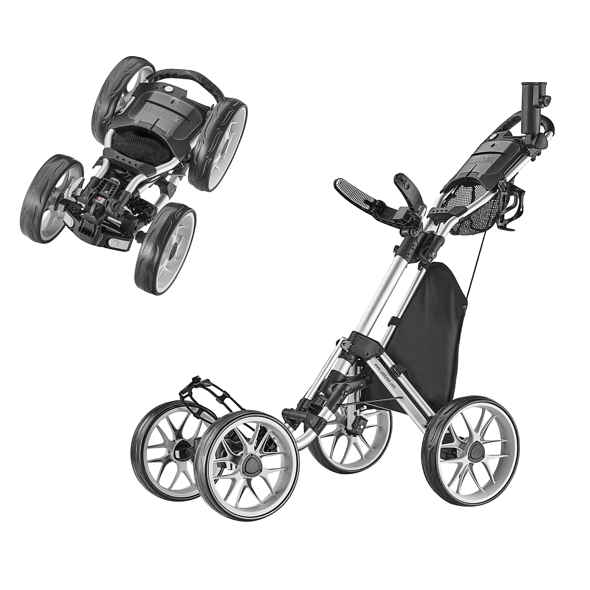 CaddyTek Wheel Golf Push Cart - Zander Auto Parts