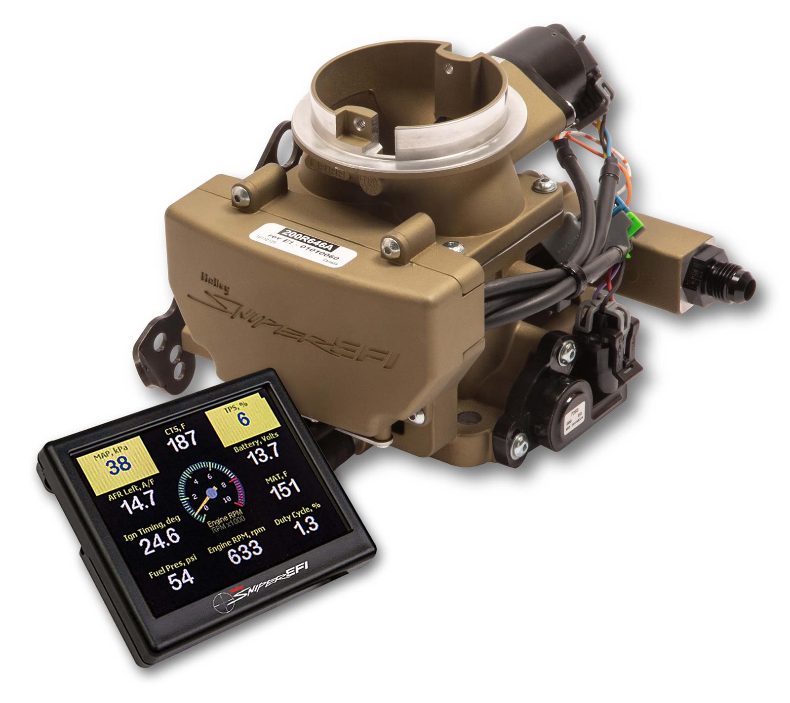 Holley Sniper 550-866 Holley Sniper EFI 2GC Small Bore Fuel Injection Systems - Zander Auto Parts