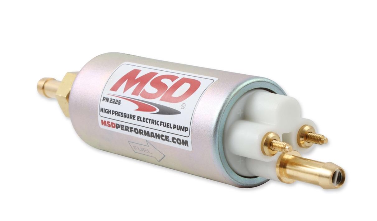 MSD Ignition 2225 MSD High-Pressure Electric Fuel Pumps - Zander Auto Parts