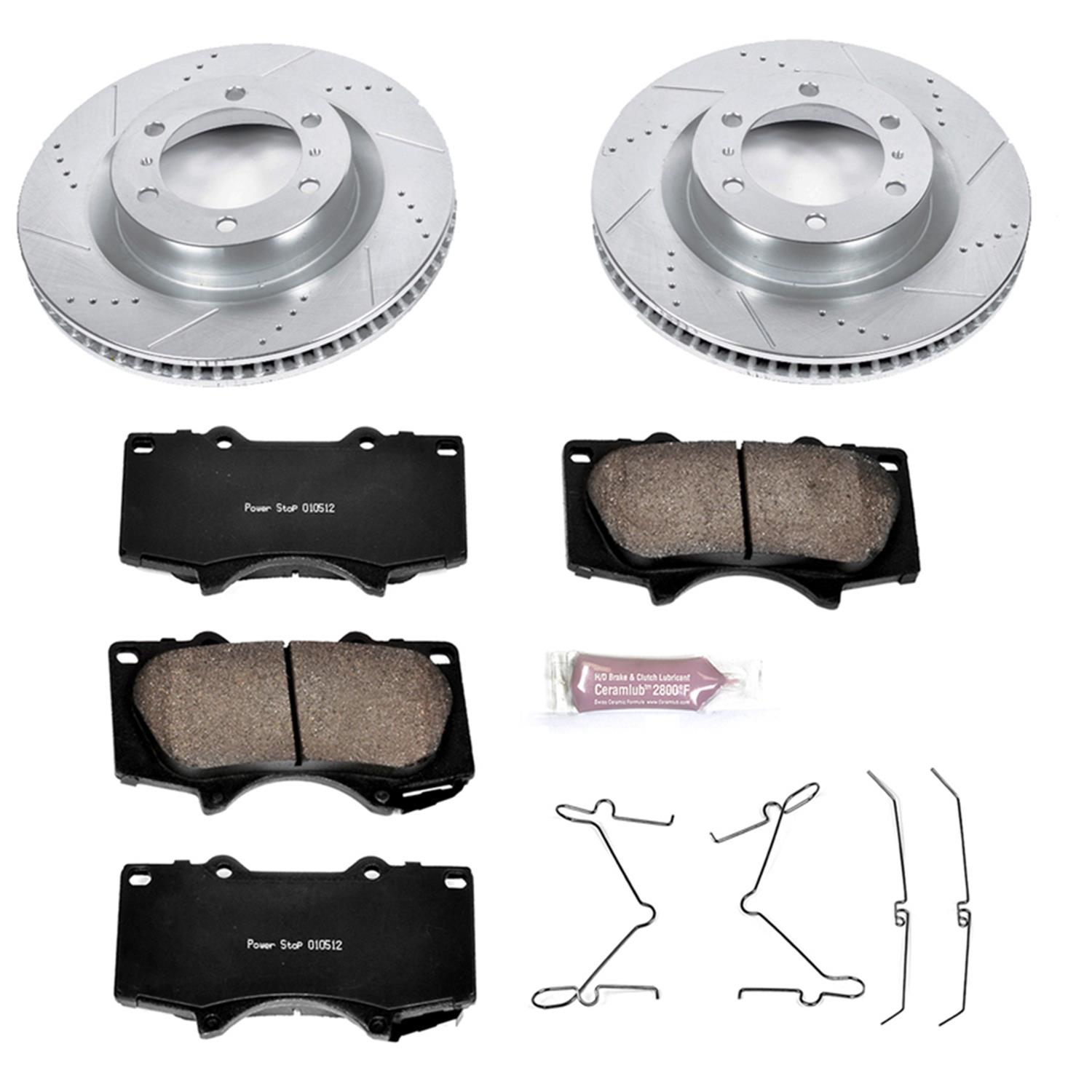 PowerStop K5873 PowerStop Z23 Evolution Sport Brake Upgrade Kits - Zander Auto Parts
