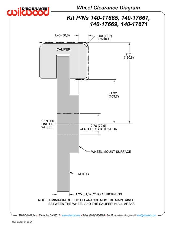 Wilwood Disc Brakes 140-17665-R Wilwood SLC56 Caliper Kits - Zander Auto Parts
