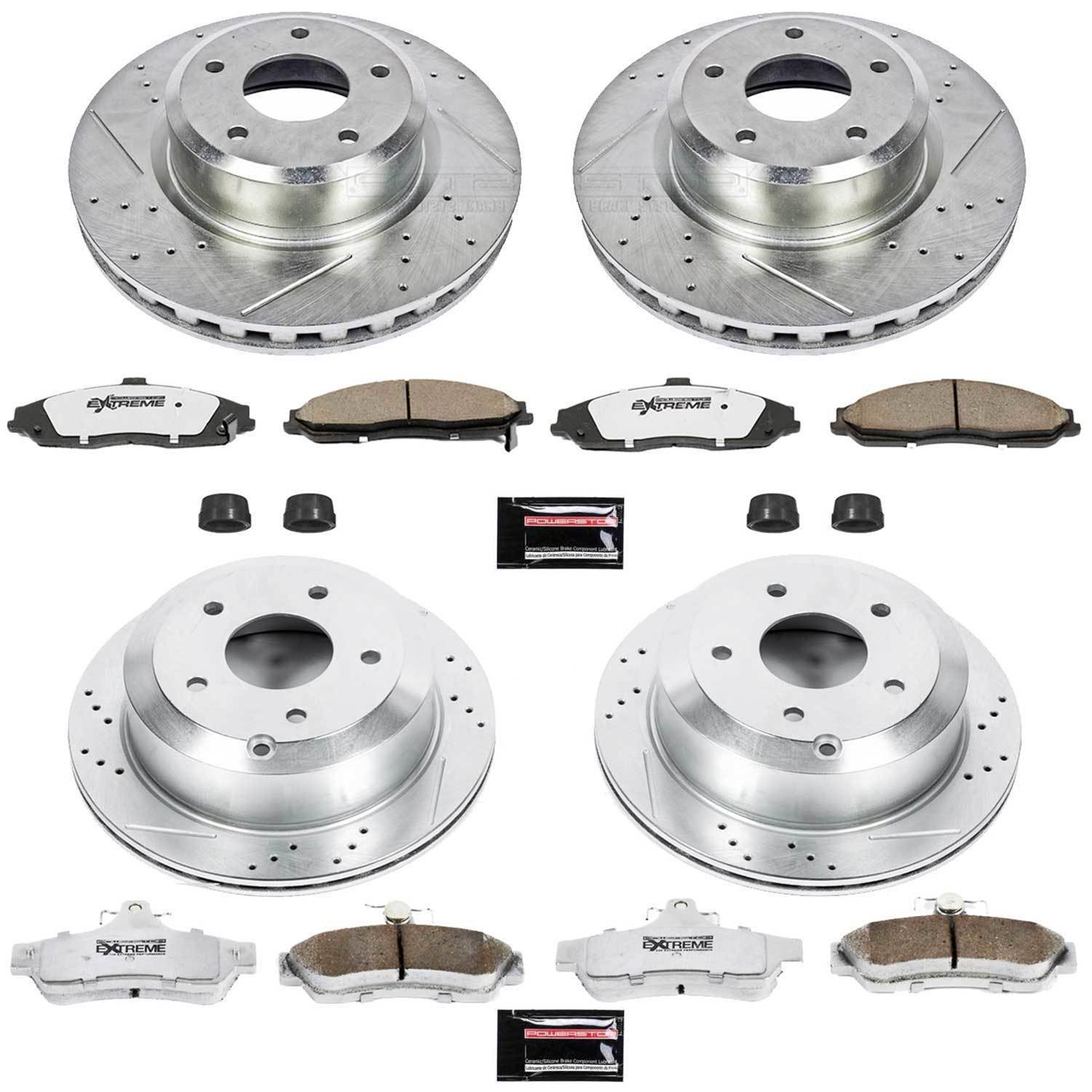 PowerStop K2893-26 PowerStop Z26 Street Warrior Brake Upgrade Kits - Zander Auto Parts