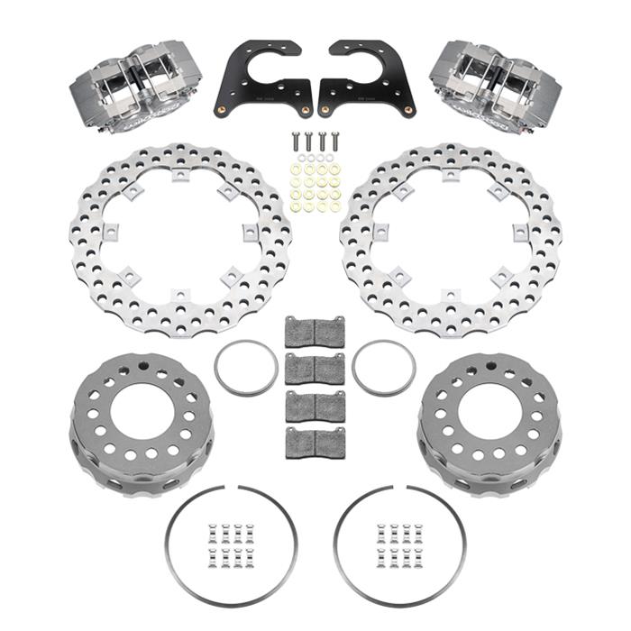 Wilwood Disc Brakes 140-17873-D Wilwood XRD Single Caliper Dynamic Mount Drag Race Brake Kits - Zander Auto Parts