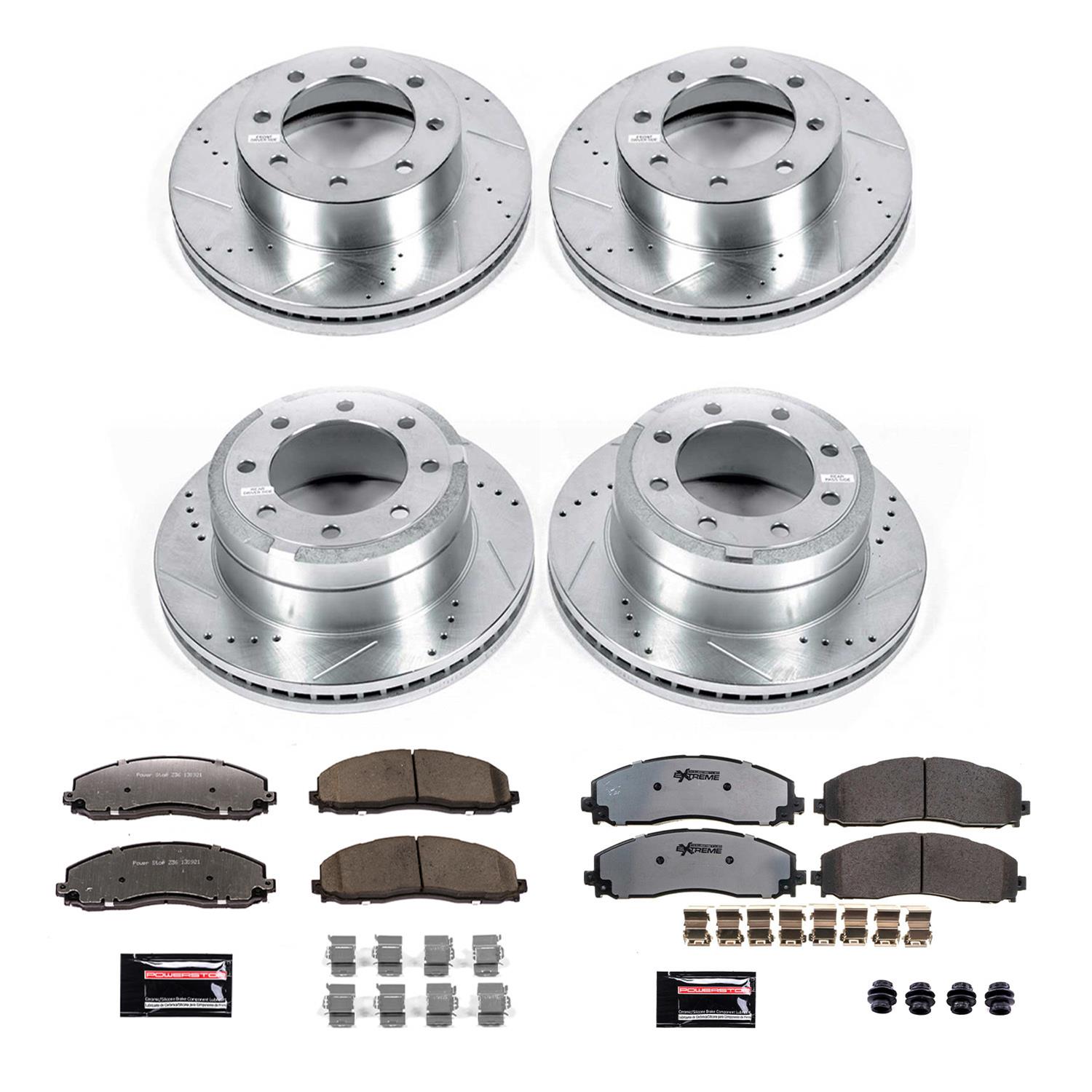 PowerStop K6405-36 PowerStop Z36 Truck and Tow Brake Upgrade Kits - Zander Auto Parts