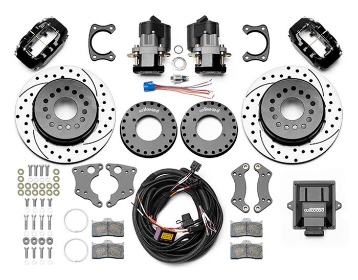 Wilwood Disc Brakes 140-15843-D Wilwood Forged Dynalite Rear Parking Brake Kits - Zander Auto Parts