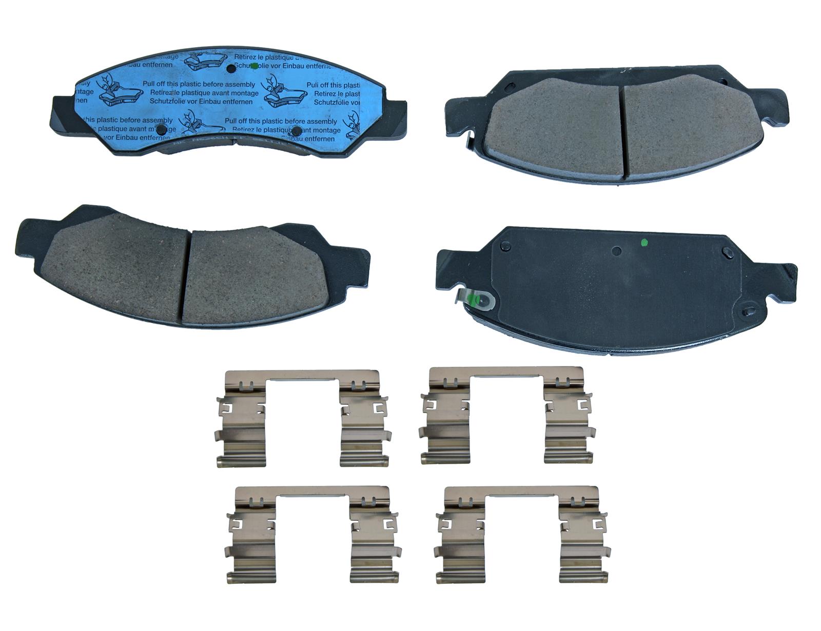 ACDelco 84320501 ACDelco GM Genuine Parts Disc Brake Pads - Zander Auto Parts