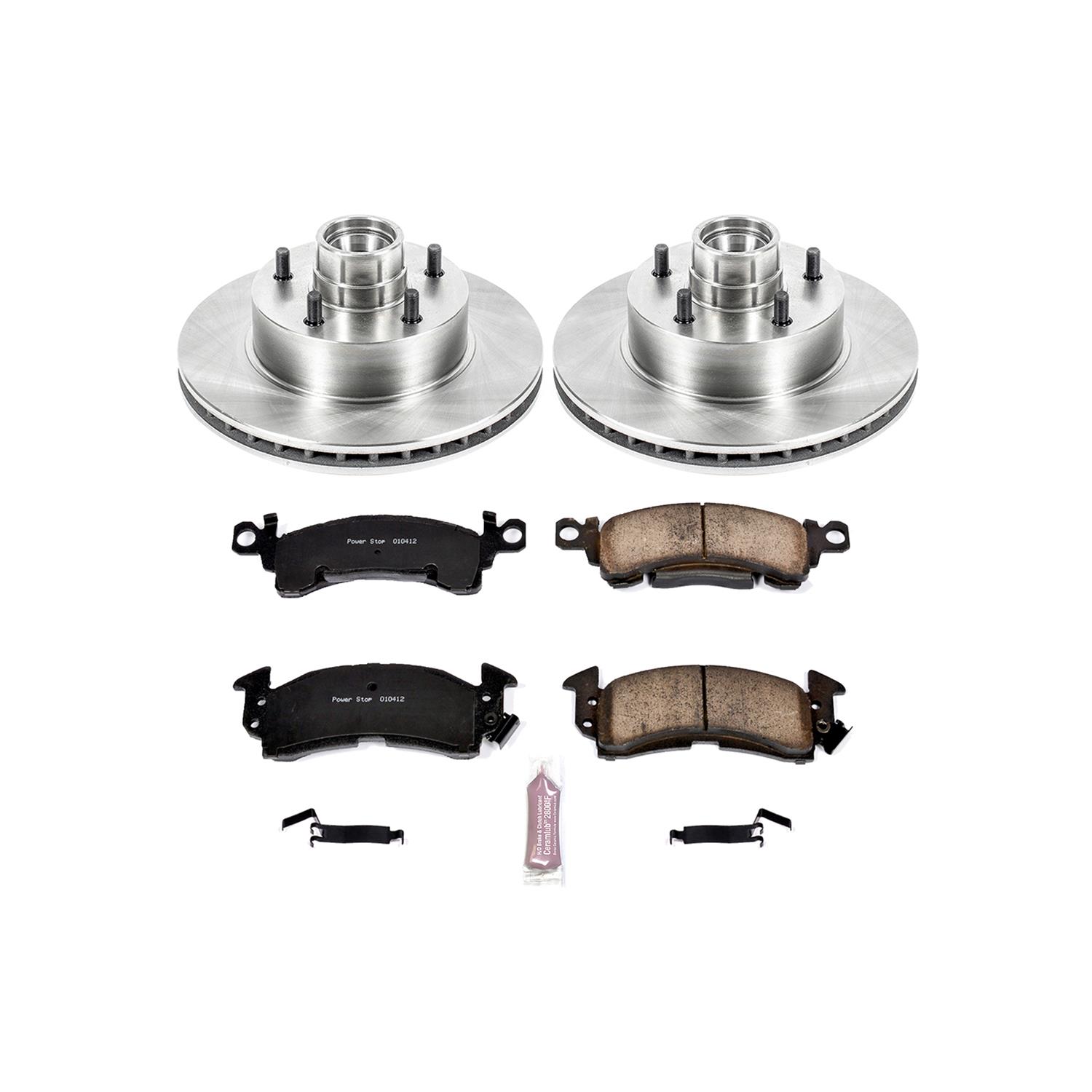 PowerStop KOE2908 PowerStop Z17 Evolution Plus Stock Replacement Brake Kits - Zander Auto Parts