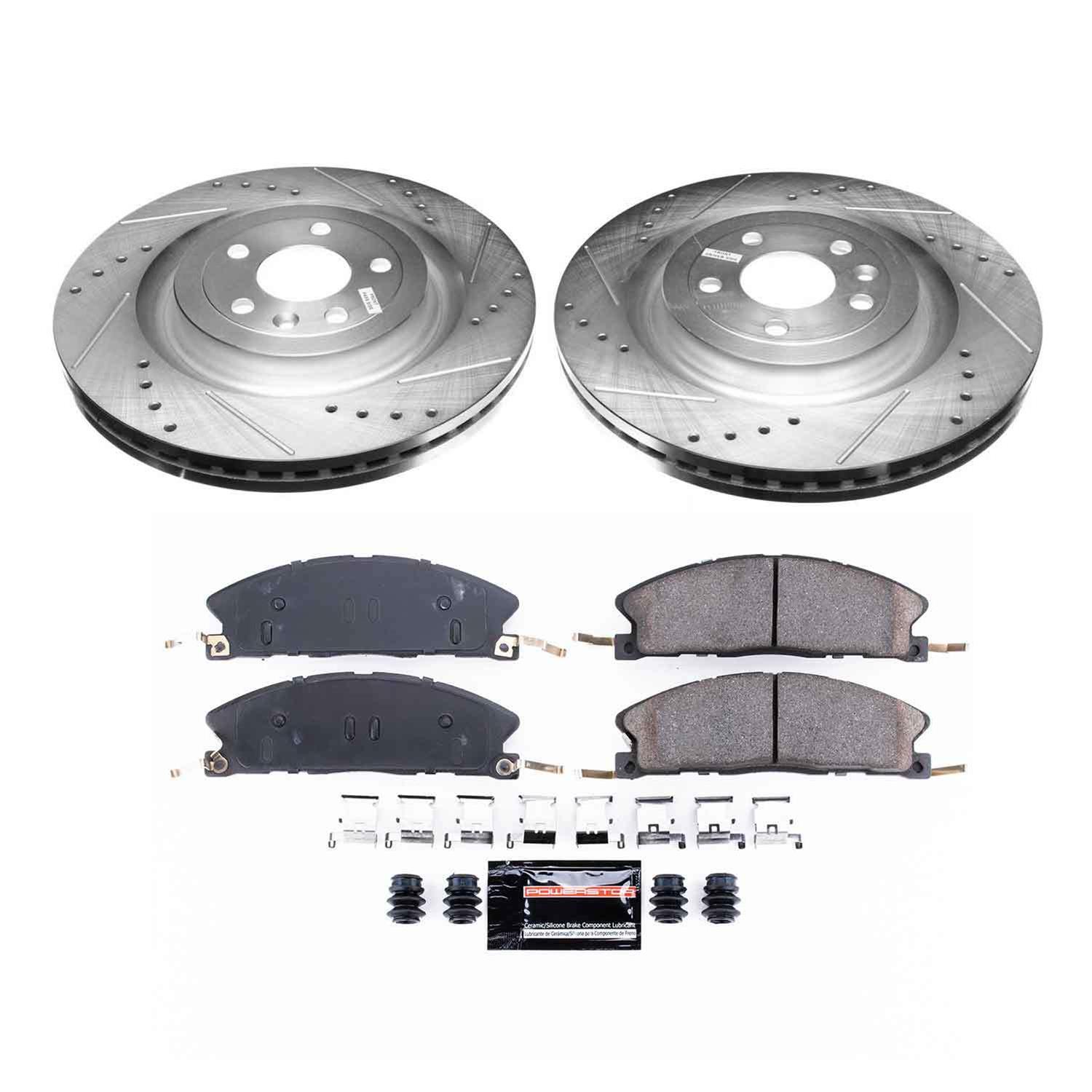 PowerStop K6374 PowerStop Z23 Evolution Sport Brake Upgrade Kits - Zander Auto Parts