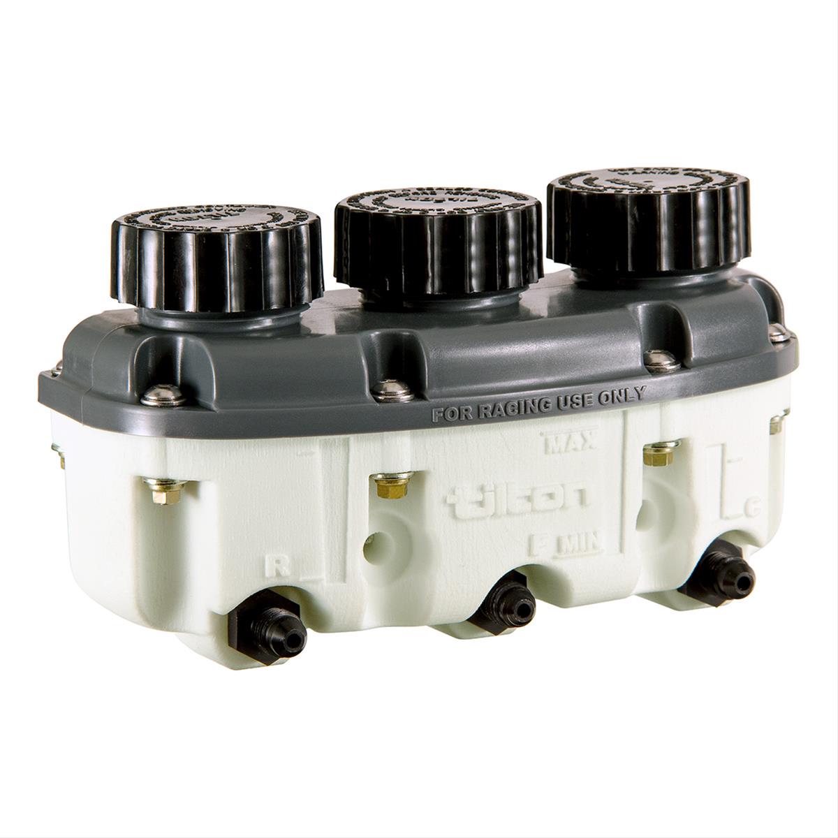 Tilton Engineering 72-578 Tilton 3-Chamber Plastic Reservoirs - Zander Auto Parts