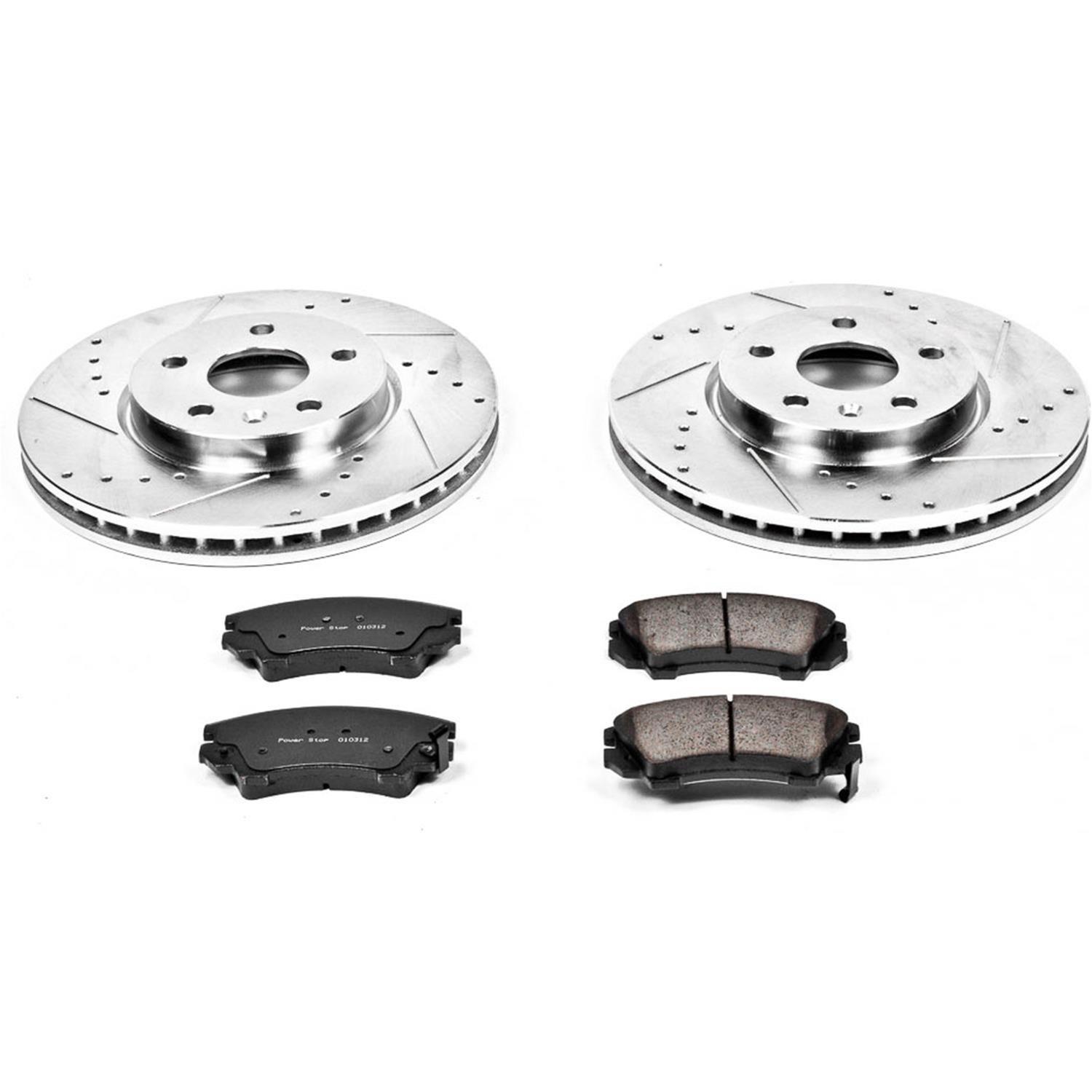 PowerStop K2816 PowerStop Z23 Evolution Sport Brake Upgrade Kits - Zander Auto Parts