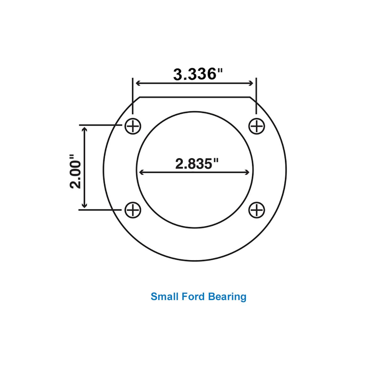 Summit Racing SUM-BK1626 Summit Racing™ Rear Drum-to-Disc Brake Conversion Kits - Zander Auto Parts