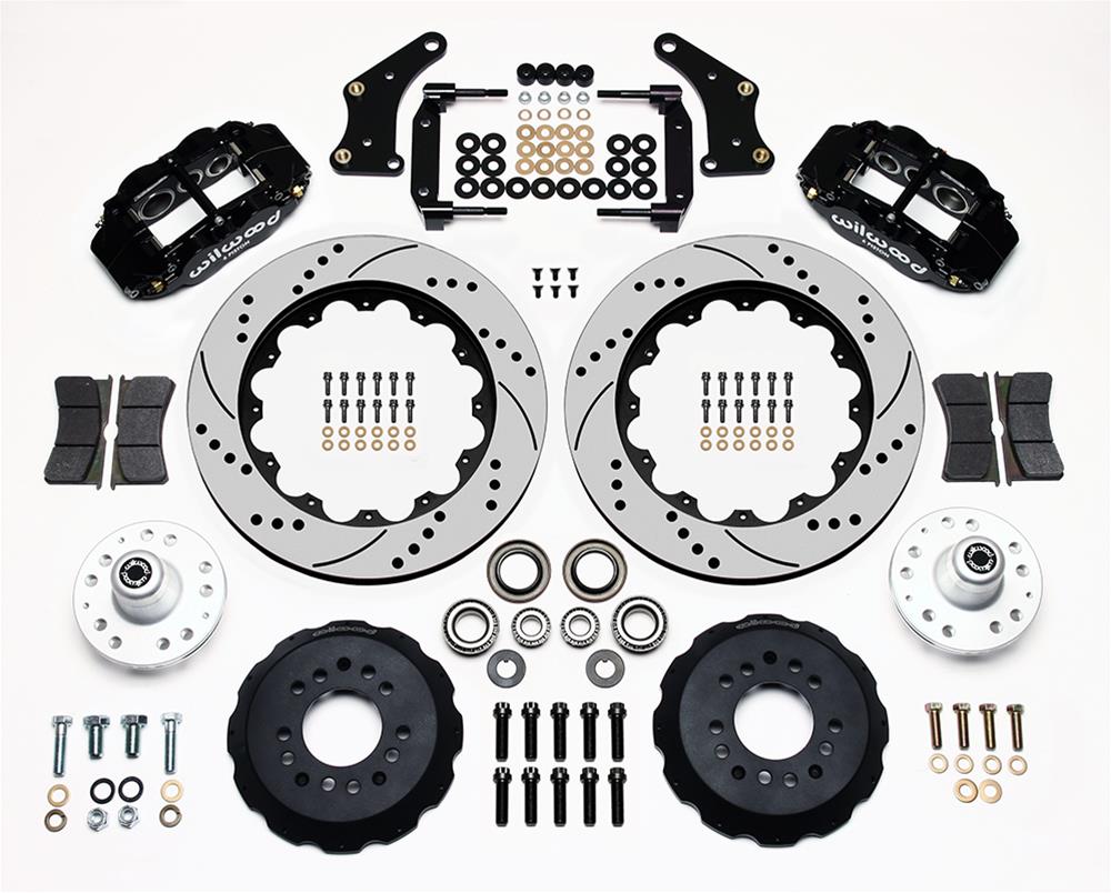 Wilwood Disc Brakes 140-10284-D Wilwood Forged Narrow Superlite 6R Big Brake Front Brake Kits - Zander Auto Parts