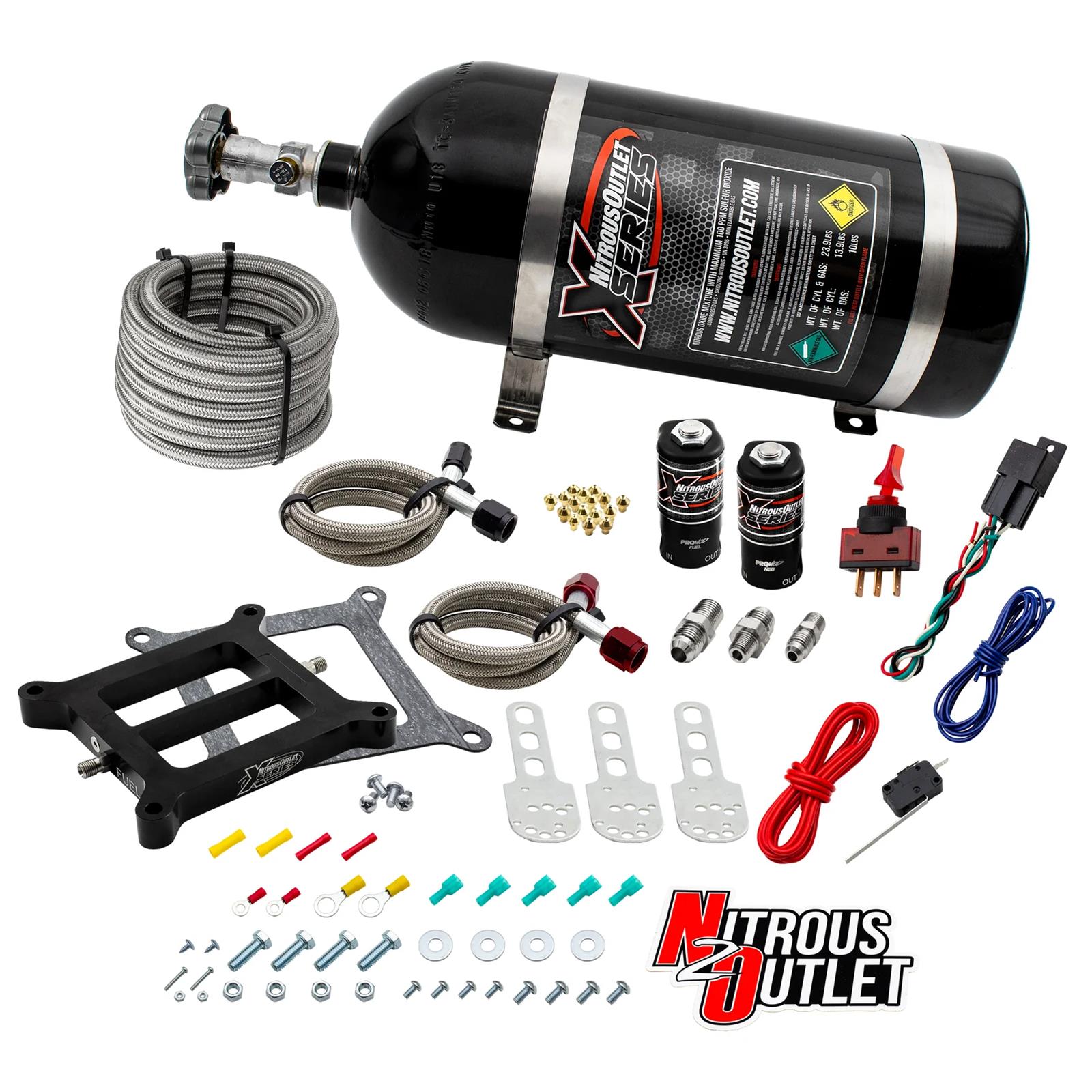Nitrous Outlet 22-80100 Nitrous Outlet X-Series Nitrous Oxide Systems - Zander Auto Parts