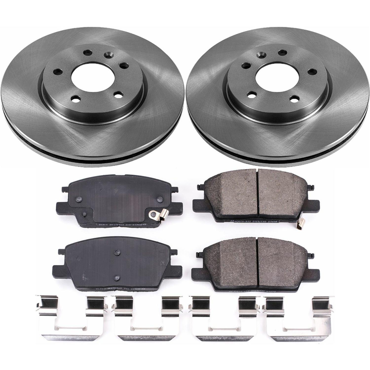 PowerStop KOE7400 PowerStop Z17 Evolution Plus Stock Replacement Brake Kits - Zander Auto Parts