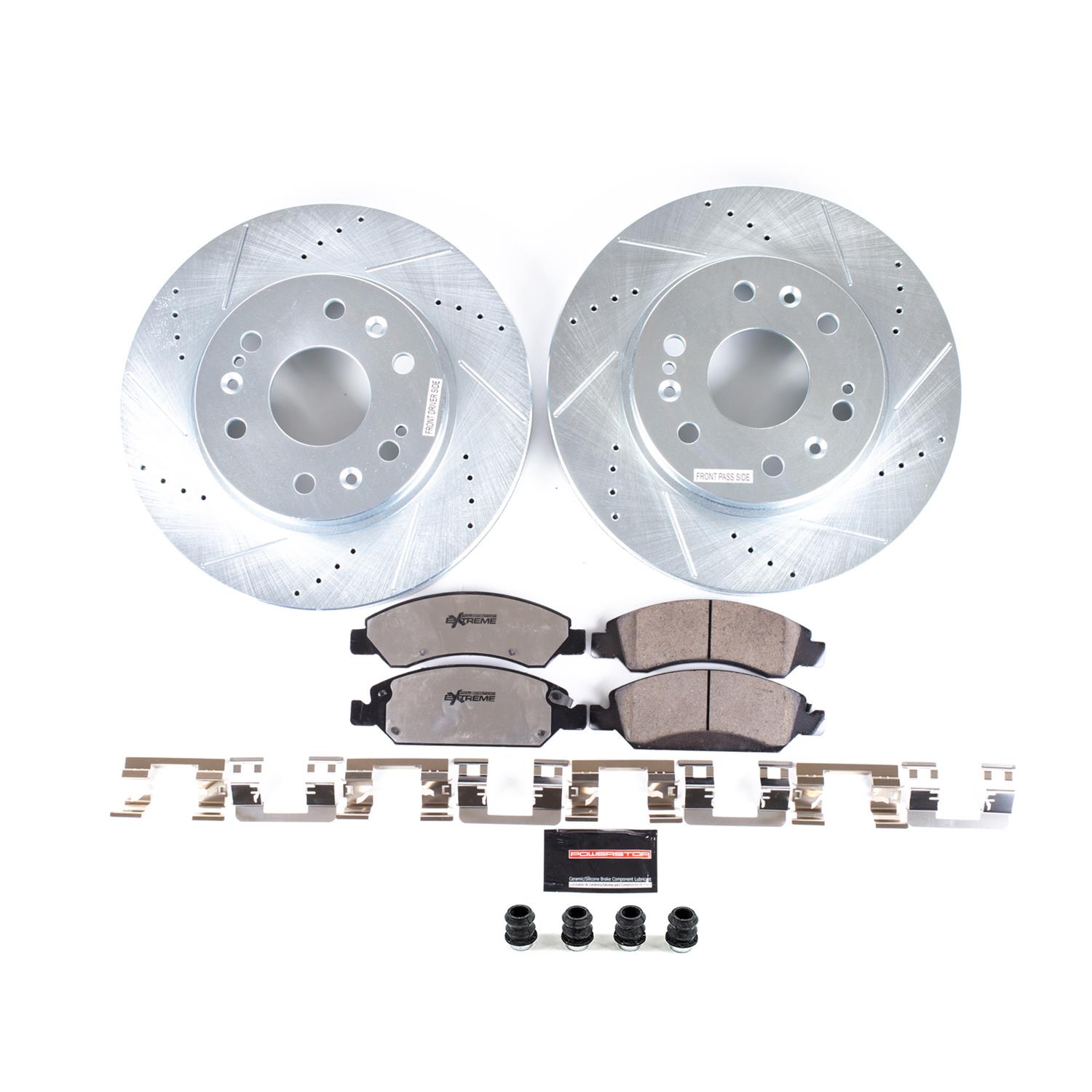 PowerStop K2069-36 PowerStop Z36 Truck and Tow Brake Upgrade Kits - Zander Auto Parts