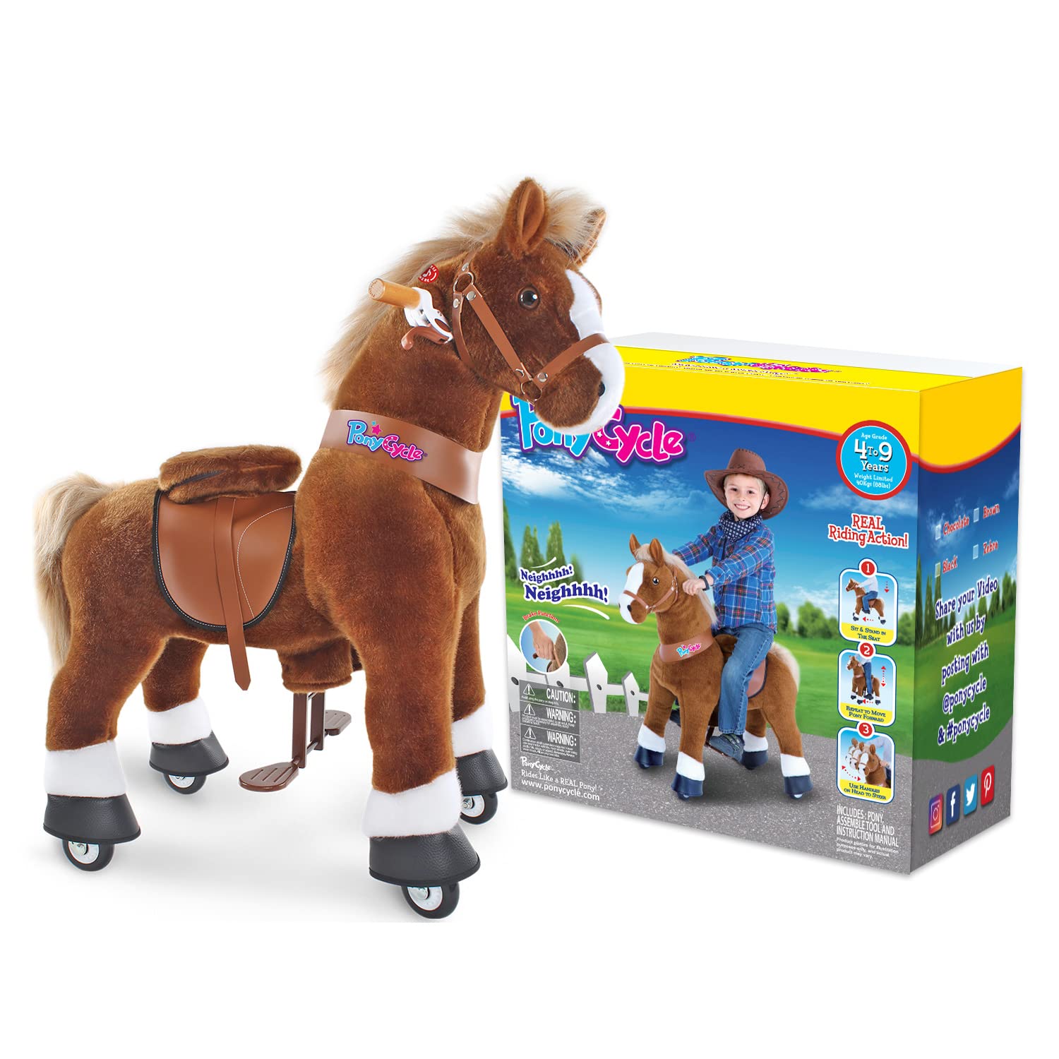 PonyCycle Authentic Height Riding Walking - Zander Auto Parts