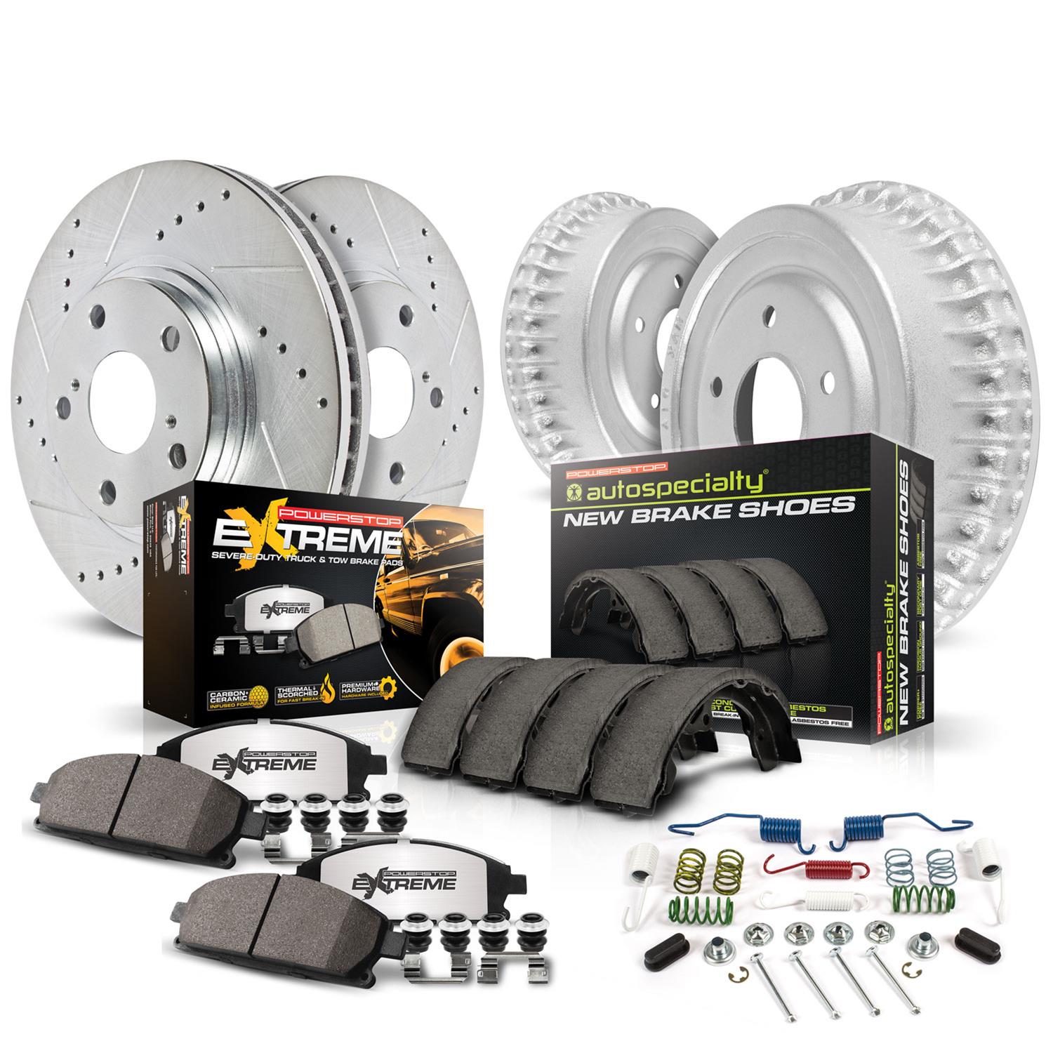 PowerStop K15136DK-36 PowerStop Z36 Truck and Tow Brake Upgrade Kits - Zander Auto Parts