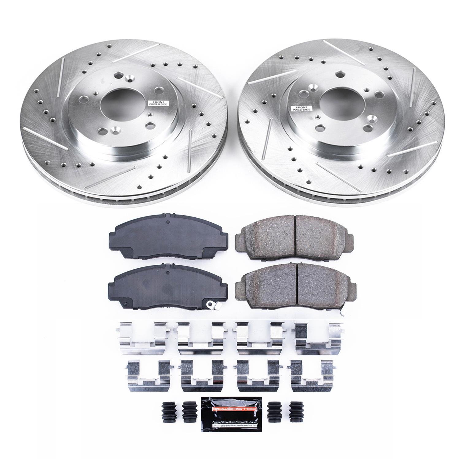 PowerStop K2292 PowerStop Z23 Evolution Sport Brake Upgrade Kits - Zander Auto Parts