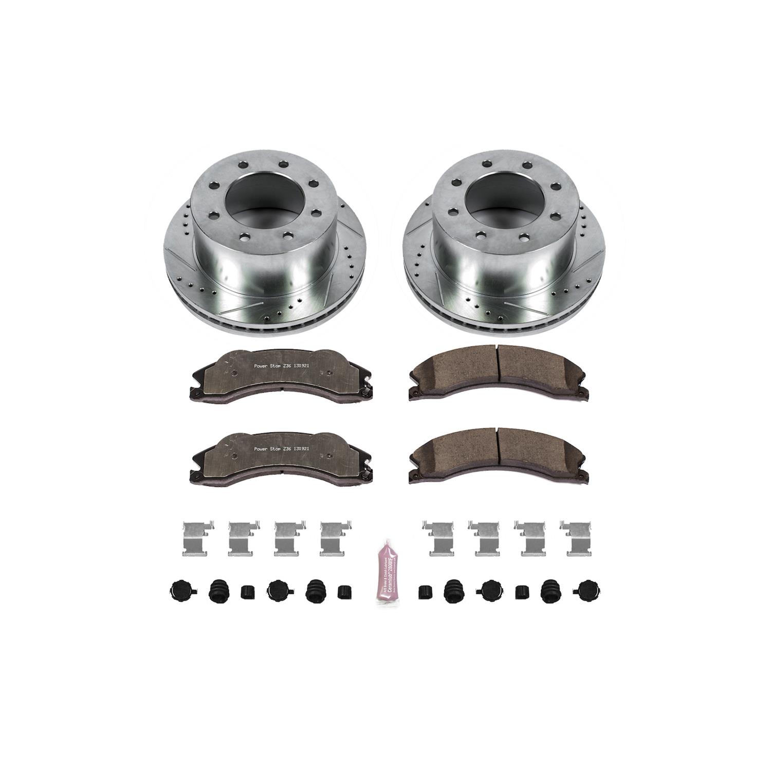 PowerStop K5562-36 PowerStop Z36 Truck and Tow Brake Upgrade Kits - Zander Auto Parts