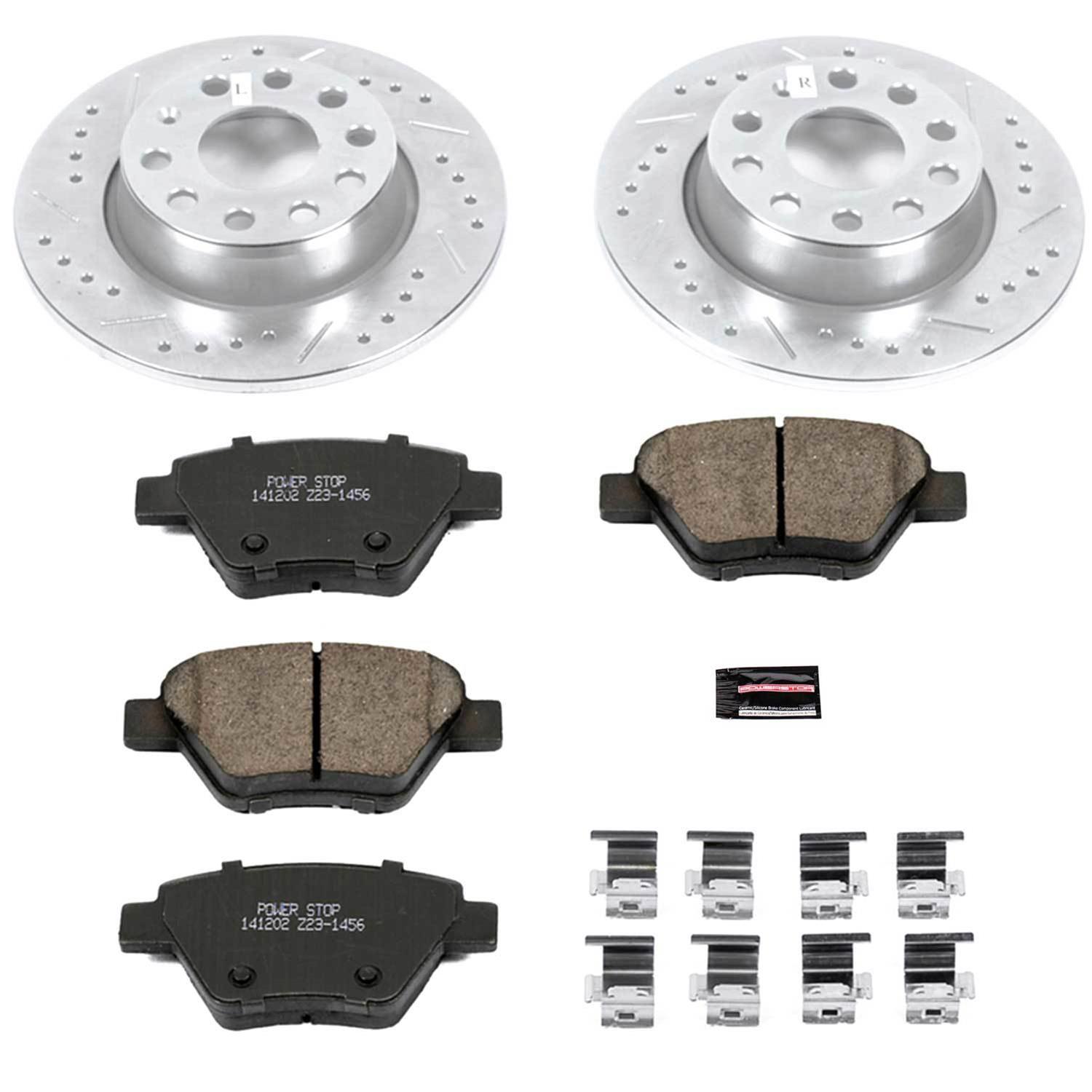 PowerStop K5667 PowerStop Z23 Evolution Sport Brake Upgrade Kits - Zander Auto Parts