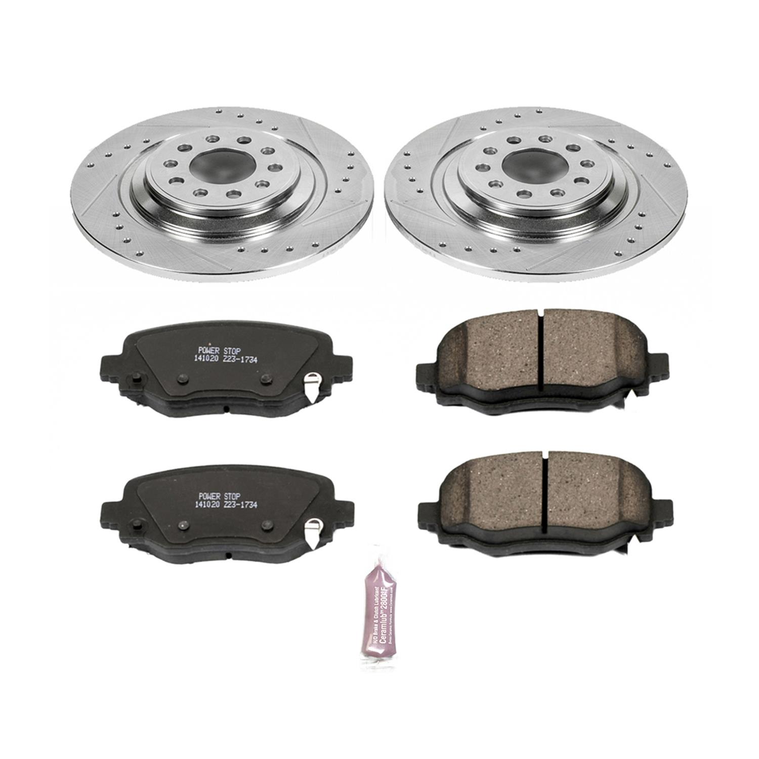 PowerStop K6542 PowerStop Z23 Evolution Sport Brake Upgrade Kits - Zander Auto Parts