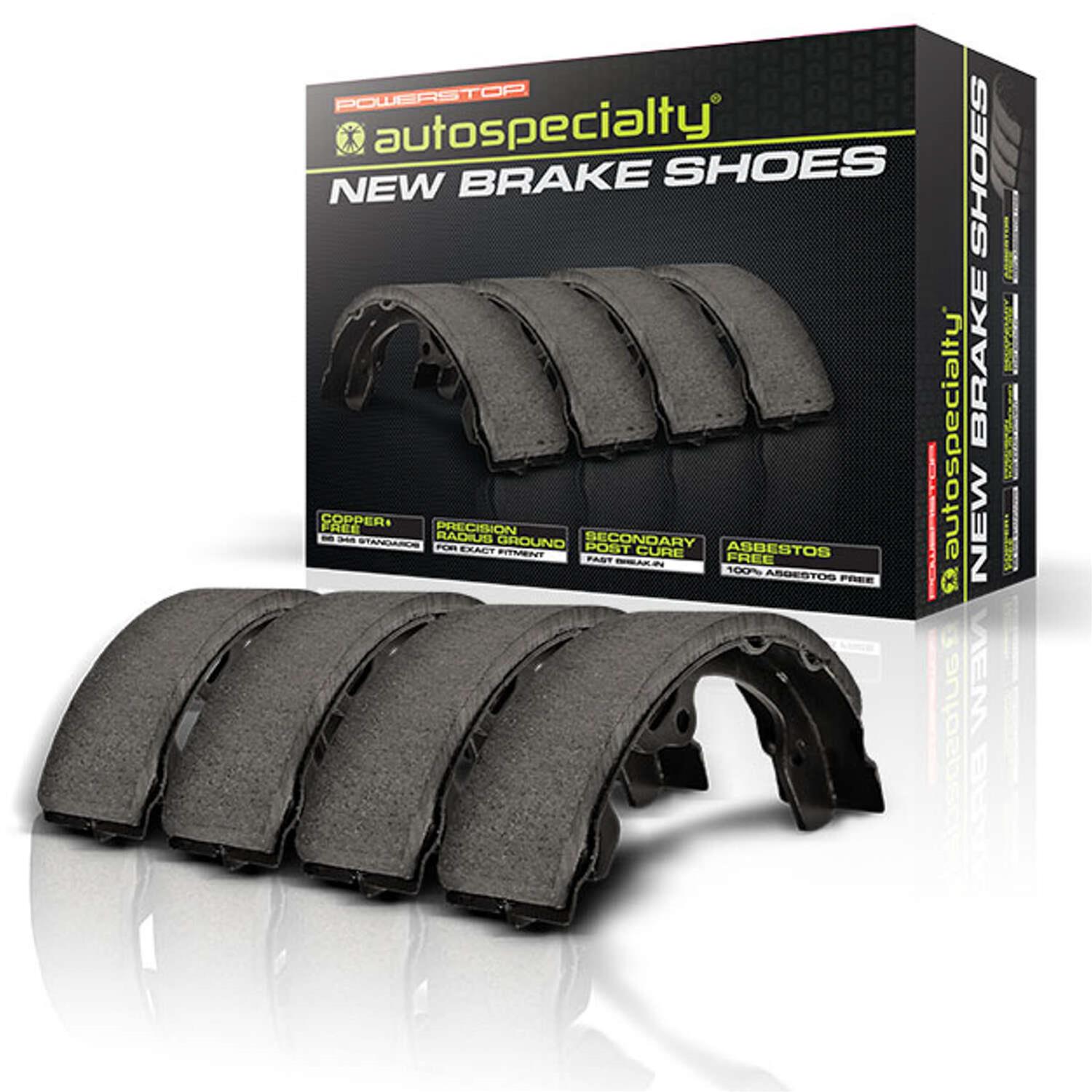 PowerStop SSH245 PowerStop Autospecialty Stock Replacement Brake Shoes - Zander Auto Parts