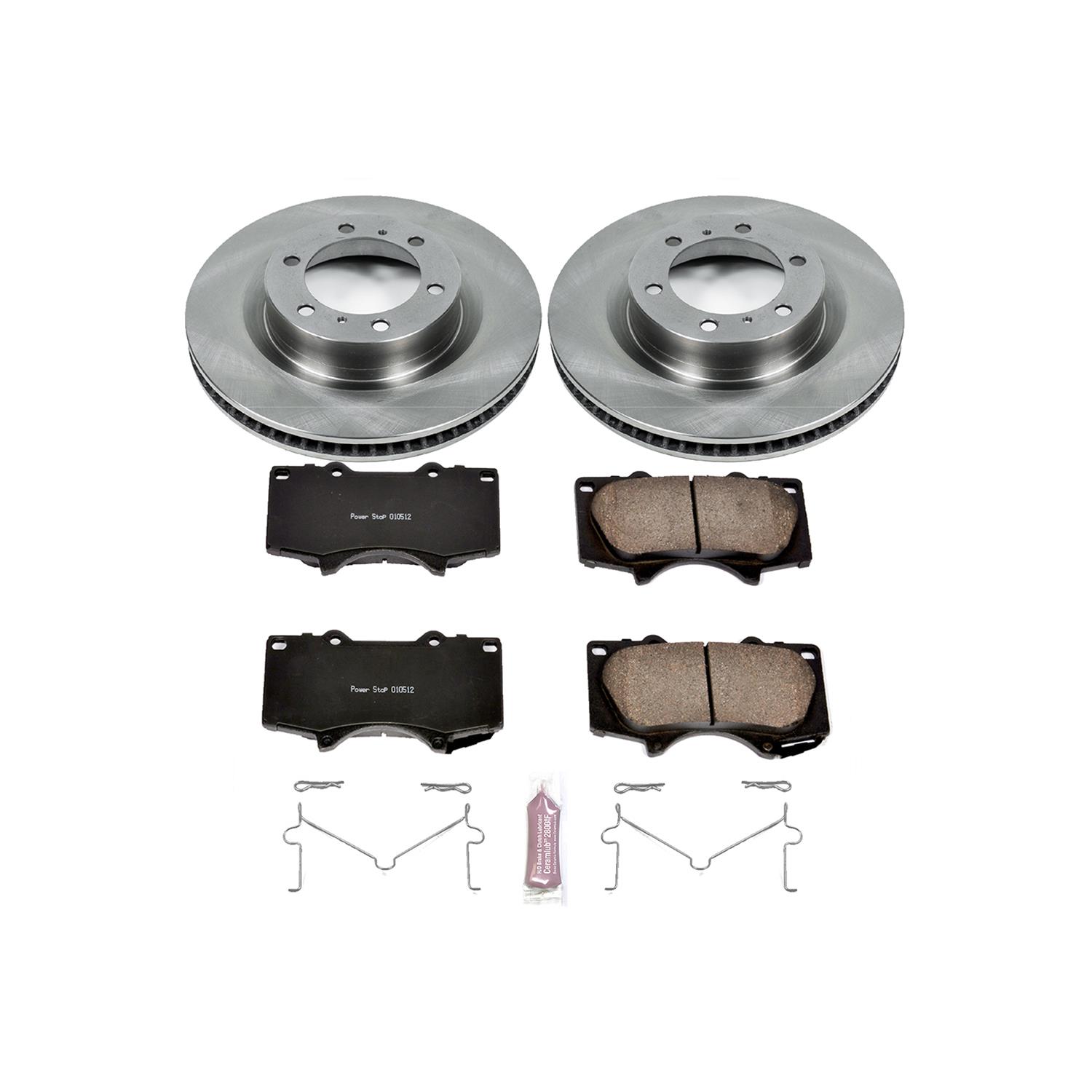 PowerStop KOE5873 PowerStop Z17 Evolution Plus Stock Replacement Brake Kits - Zander Auto Parts