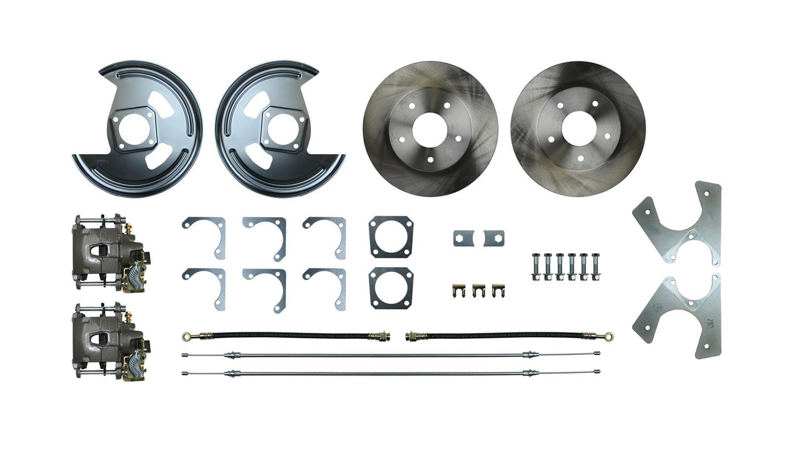 The Right Stuff AFXDC45C The Right Stuff 4-Wheel Disc Brake Conversion Kits - Zander Auto Parts