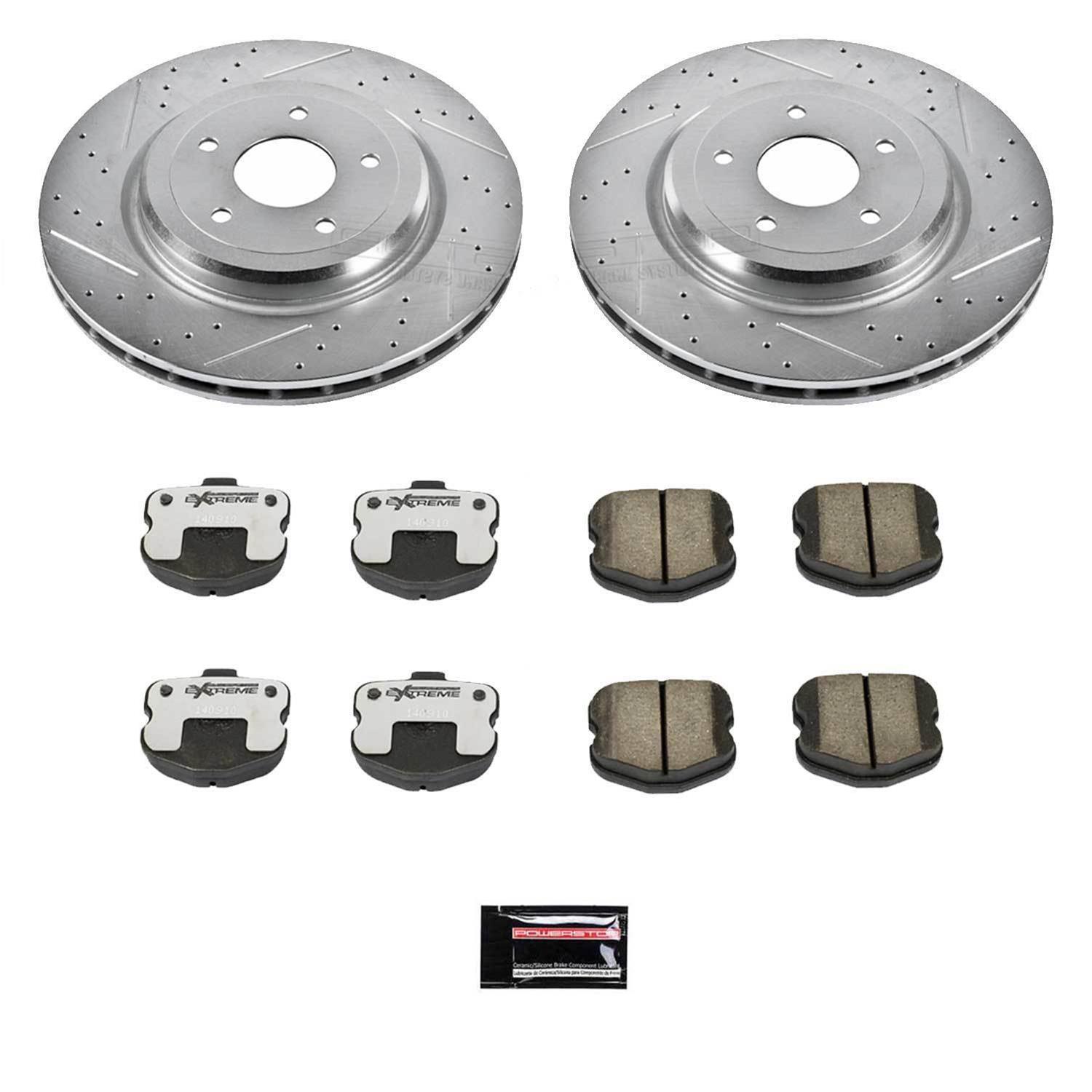PowerStop K1446-26 PowerStop Z26 Street Warrior Brake Upgrade Kits - Zander Auto Parts