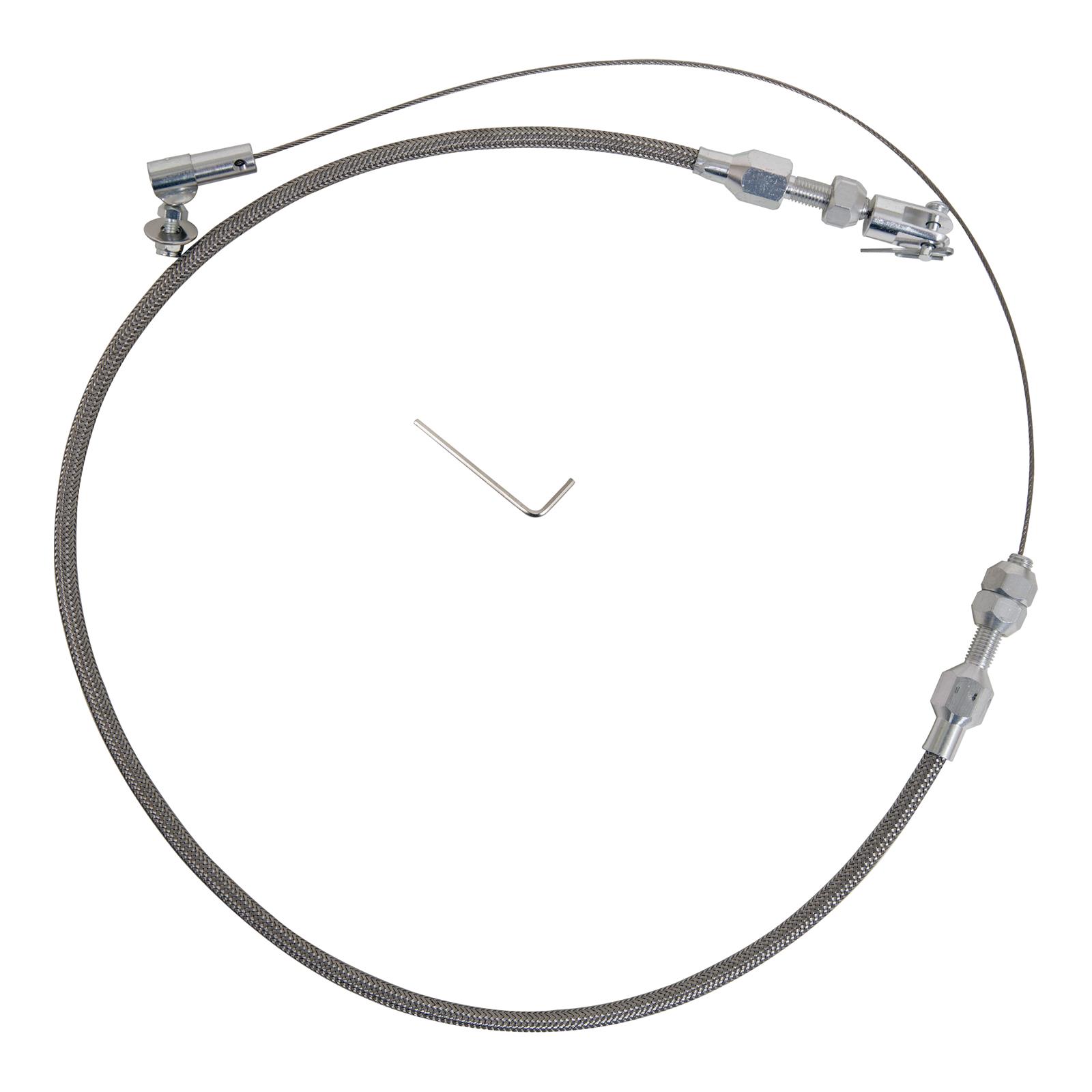 Summit Racing SUM-200041 Summit Racing™ Braided Throttle Cables - Zander Auto Parts