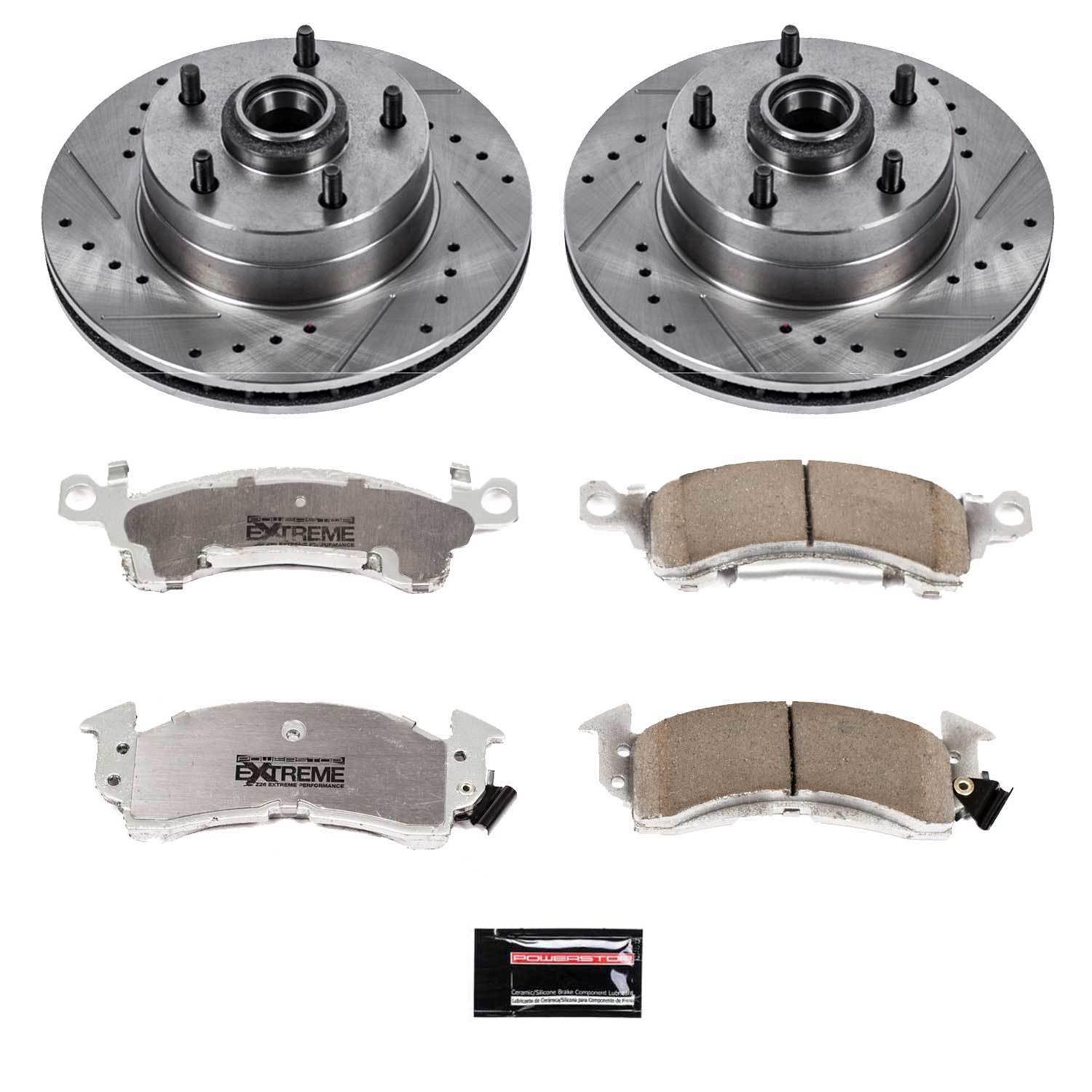 PowerStop K2579-26 PowerStop Z26 Street Warrior Brake Upgrade Kits - Zander Auto Parts