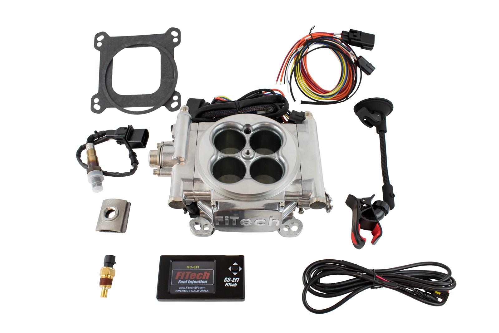 FiTech Fuel Injection 30001 FiTech Go EFI 4 600 HP Self-Tuning Fuel Injection Systems - Zander Auto Parts