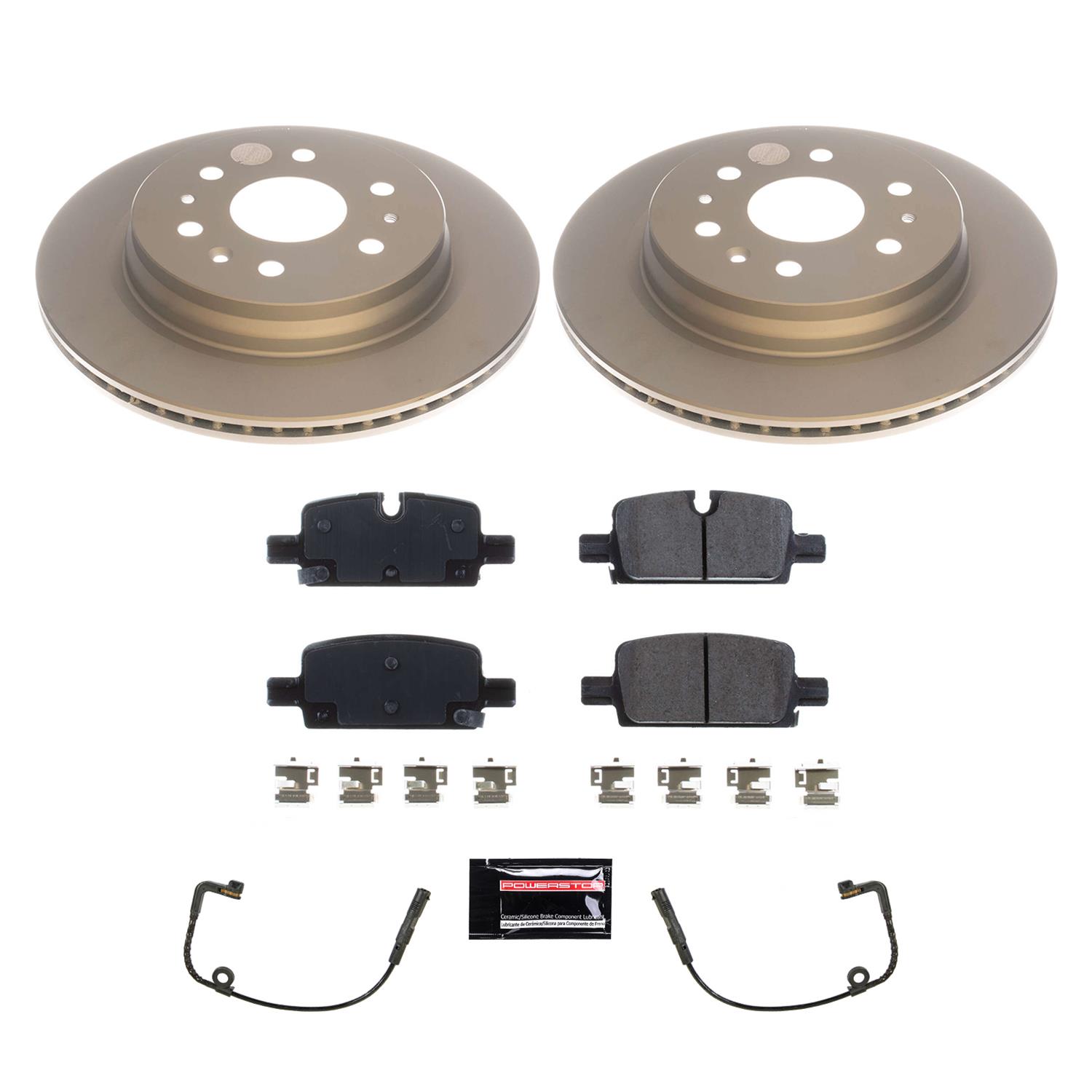 PowerStop CRK8173 PowerStop Z17 Evolution Plus GEOMET Coated Brake Kits - Zander Auto Parts