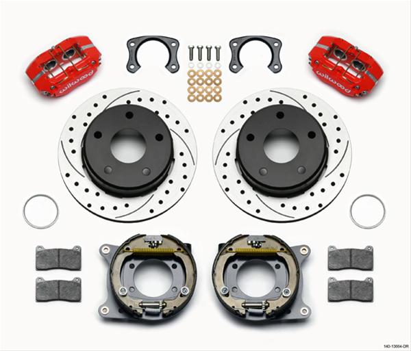 Wilwood Disc Brakes 140-13664-DR Wilwood DynaPro Lug-Mount Rear Parking Brake Kits - Zander Auto Parts