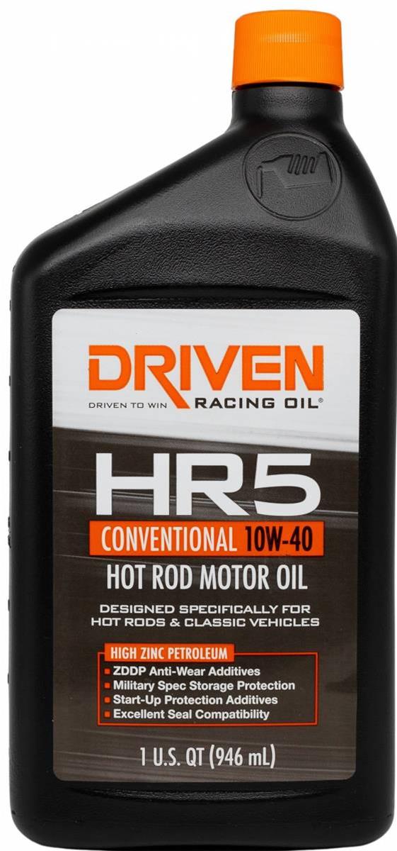 Driven Racing Oil 03806-12 Driven Racing Oil HR5 Hot Rod Motor Oil - Zander Auto Parts