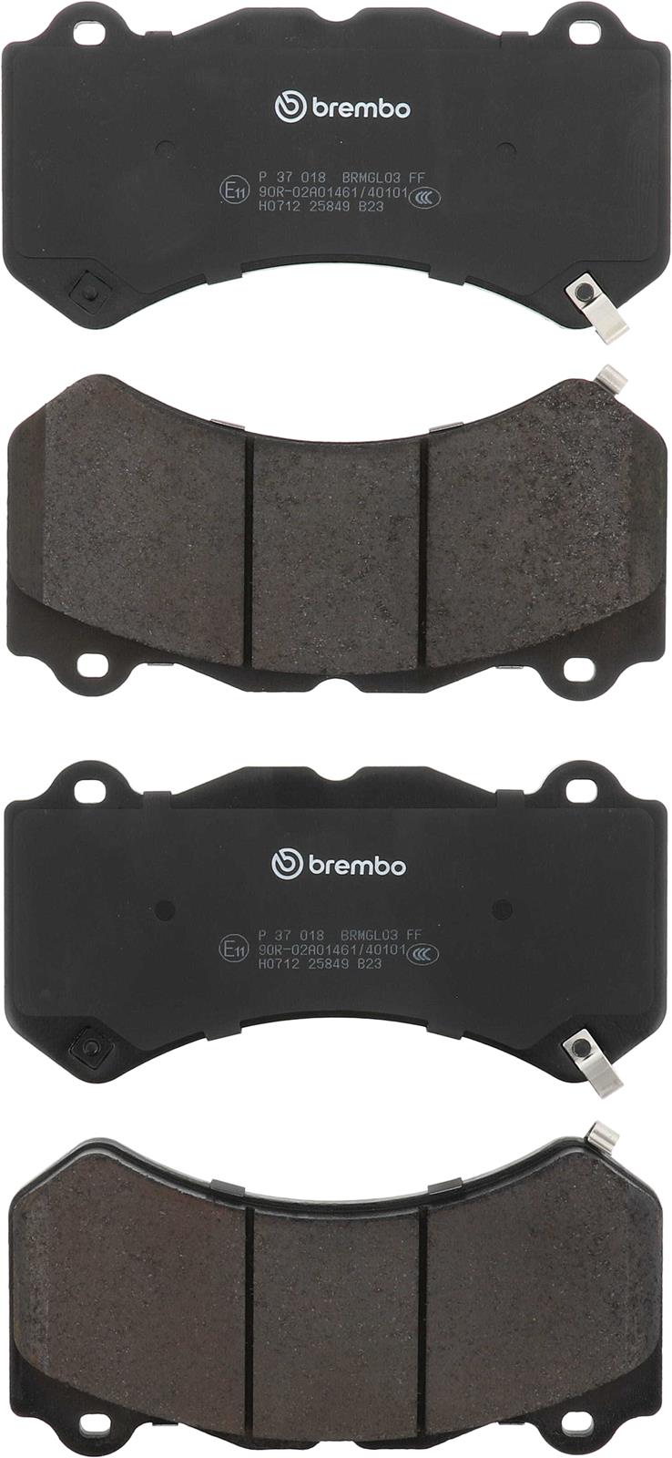Brembo P37018 Brembo Low-Met Brake Pads - Zander Auto Parts