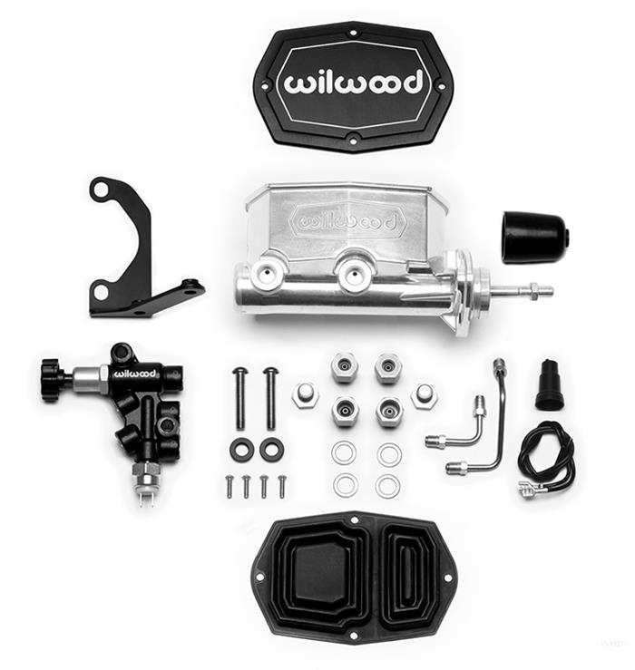 Wilwood Disc Brakes 261-14962-P Wilwood Aluminum Tandem Compact Master Cylinder Kits - Zander Auto Parts