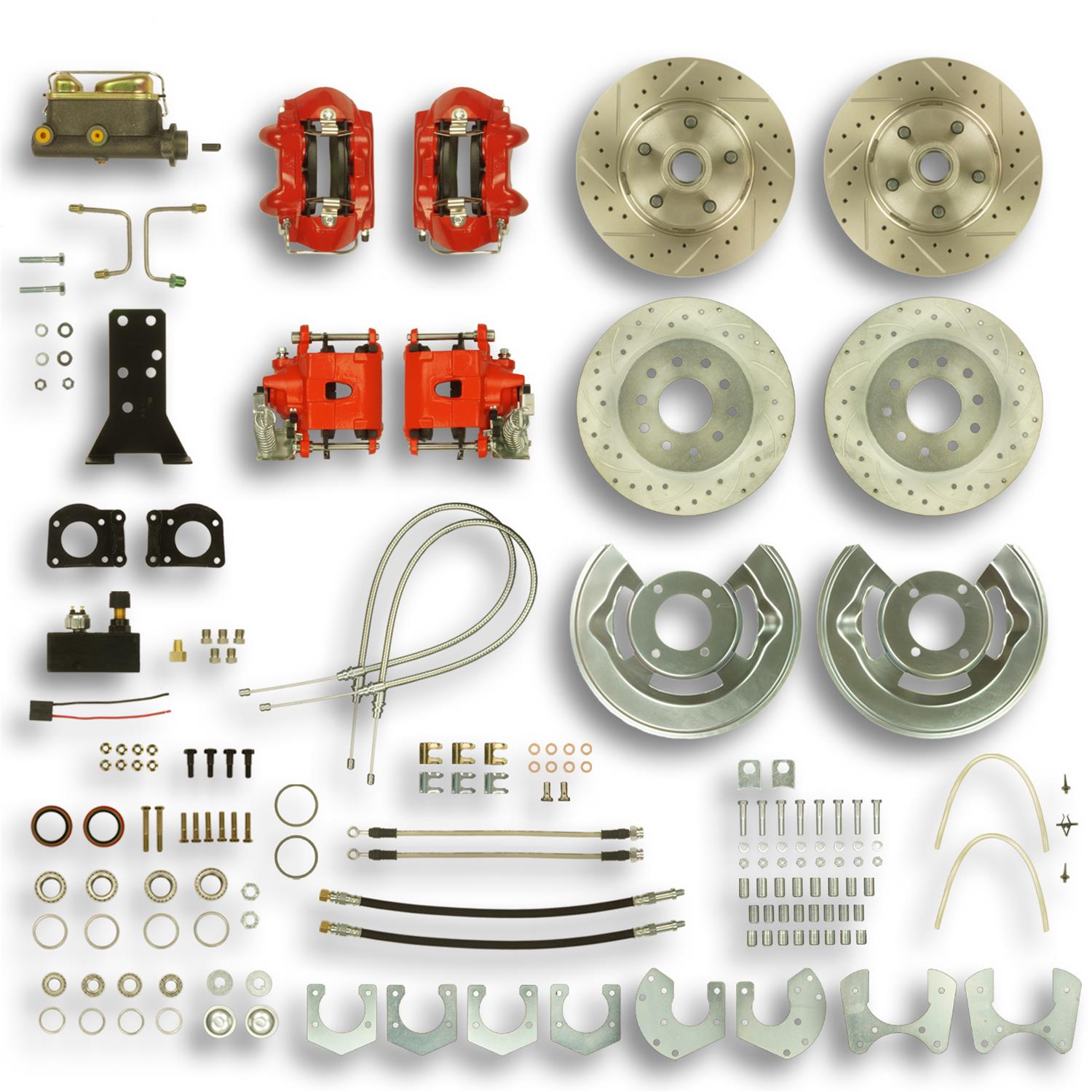 The Right Stuff ZSD6758Z The Right Stuff Street Series Disc Brake Conversion Kits - Zander Auto Parts