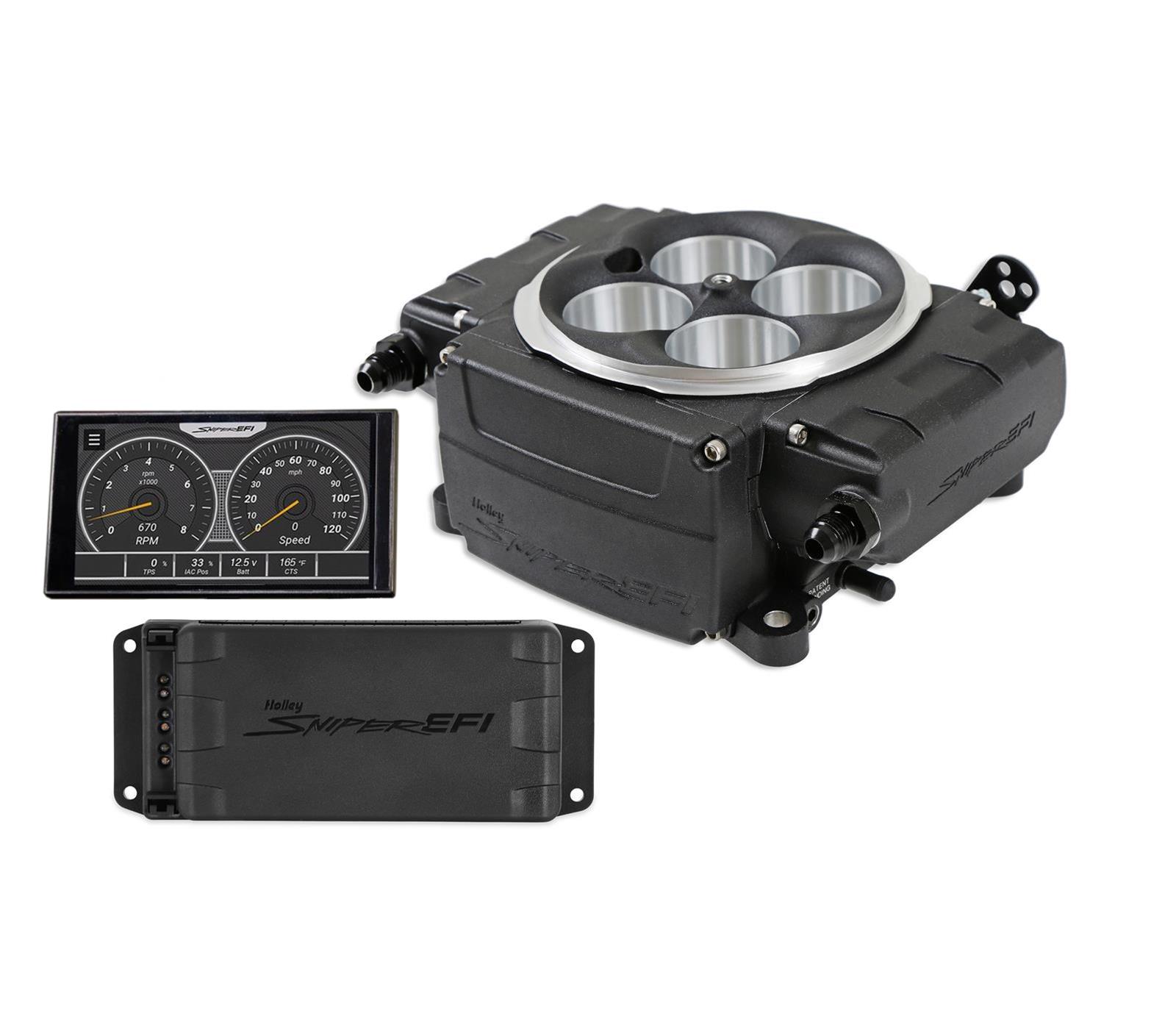 Holley Sniper 550-511-5PX Holley Sniper 2 EFI 650 HP Base Fuel Injection Systems with Power Distribution Module - Zander Auto Parts