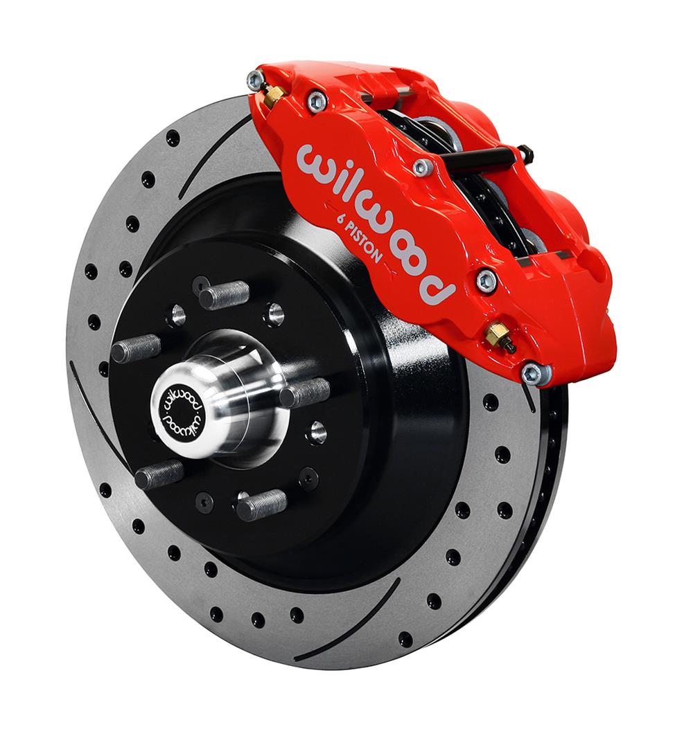 Wilwood Disc Brakes 140-12271-DR Wilwood Forged Narrow Superlite 6R Big Brake Front Brake Kits - Zander Auto Parts