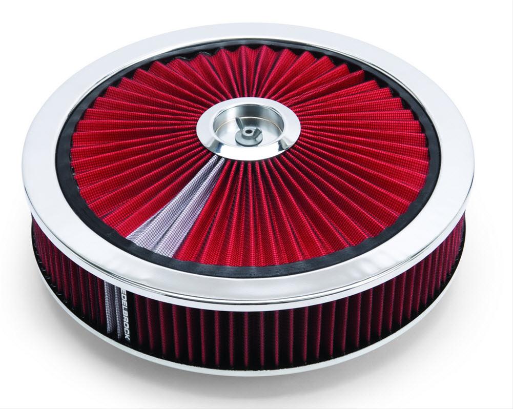 Edelbrock 43660 Edelbrock Pro-Flo High-Flow Series Air Cleaners - Zander Auto Parts
