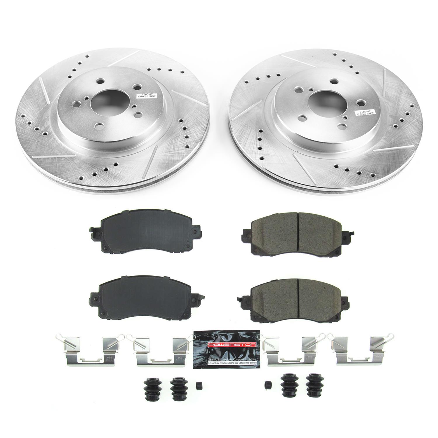 PowerStop K7892 PowerStop Z23 Evolution Sport Brake Upgrade Kits - Zander Auto Parts