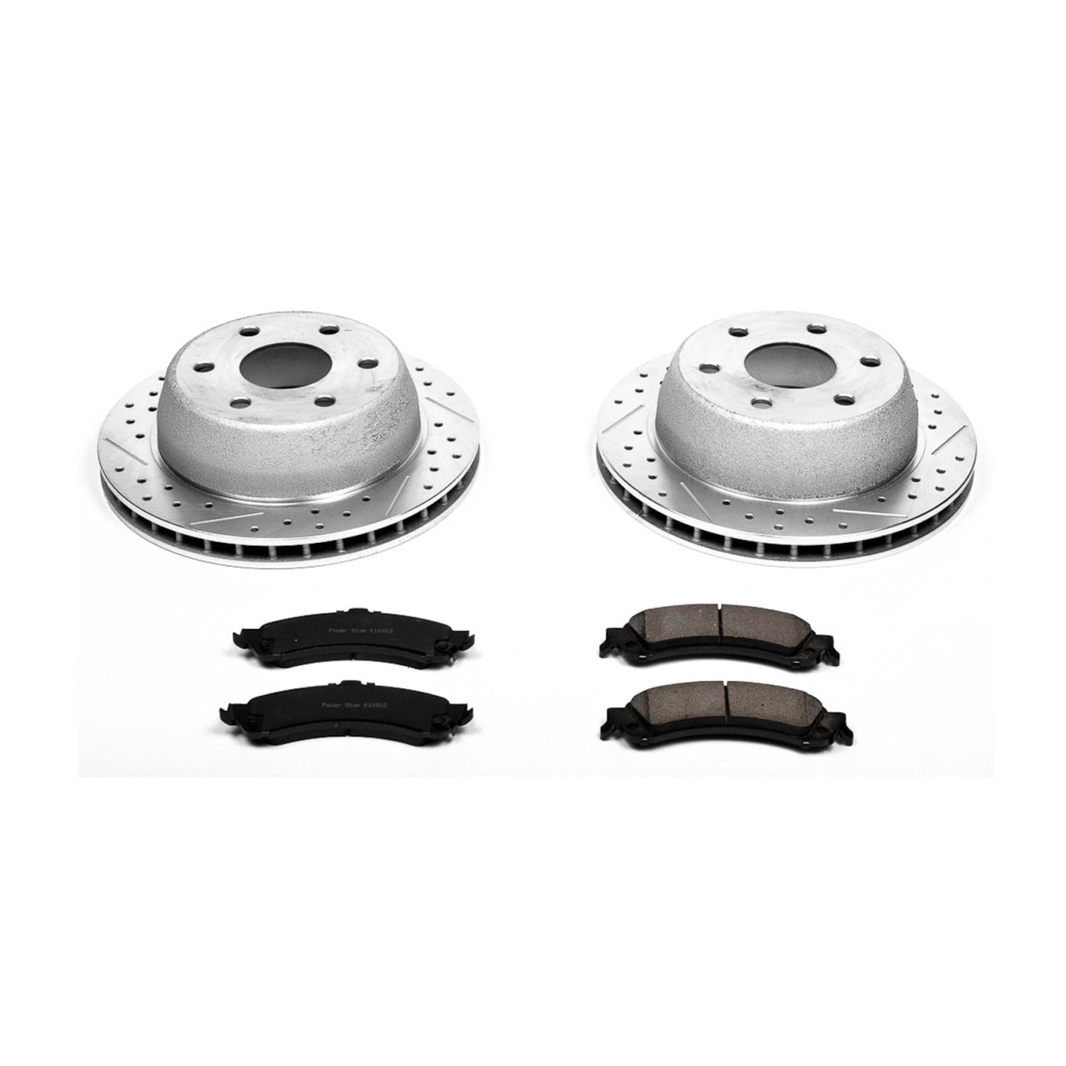 PowerStop K2046 PowerStop Z23 Evolution Sport Brake Upgrade Kits - Zander Auto Parts