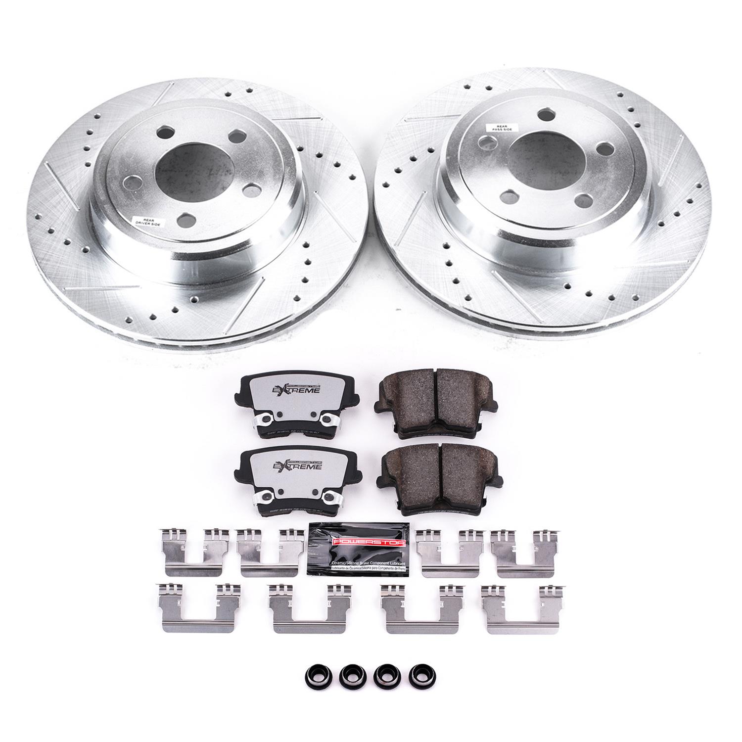 PowerStop K2853-26 PowerStop Z26 Street Warrior Brake Upgrade Kits - Zander Auto Parts