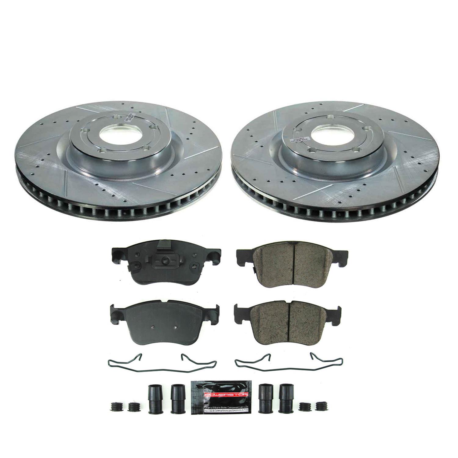 PowerStop K8643 PowerStop Z23 Evolution Sport Brake Upgrade Kits - Zander Auto Parts