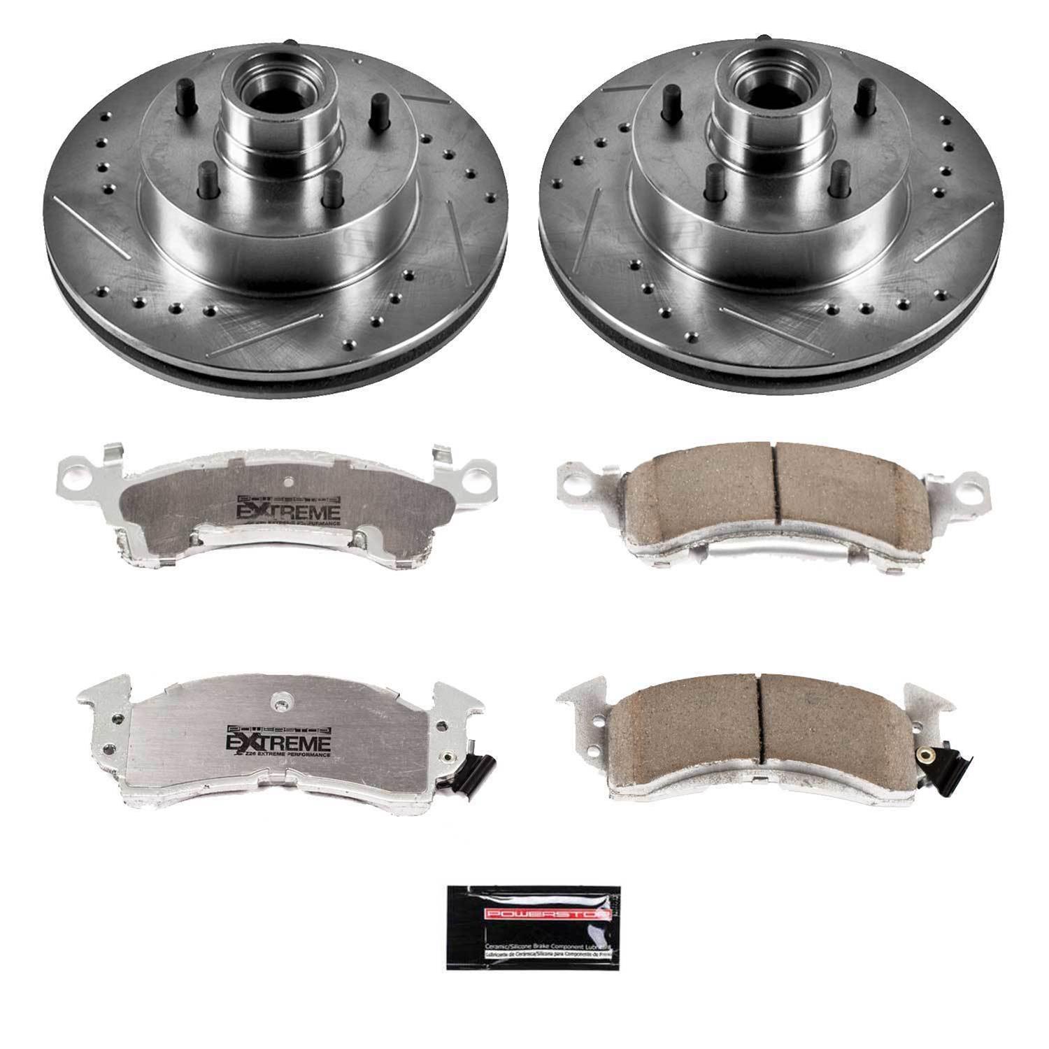 PowerStop K2580-26 PowerStop Z26 Street Warrior Brake Upgrade Kits - Zander Auto Parts