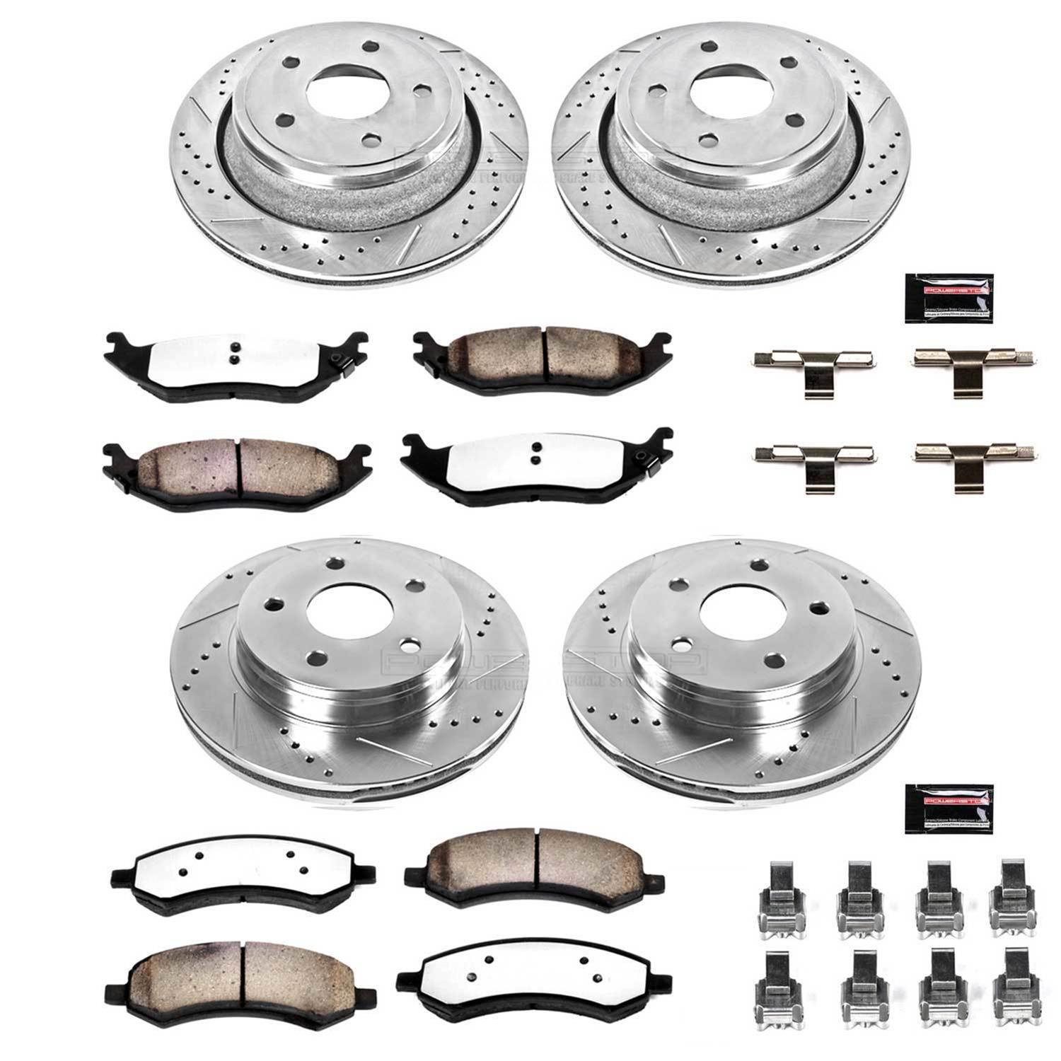 PowerStop K2164-36 PowerStop Z36 Truck and Tow Brake Upgrade Kits - Zander Auto Parts