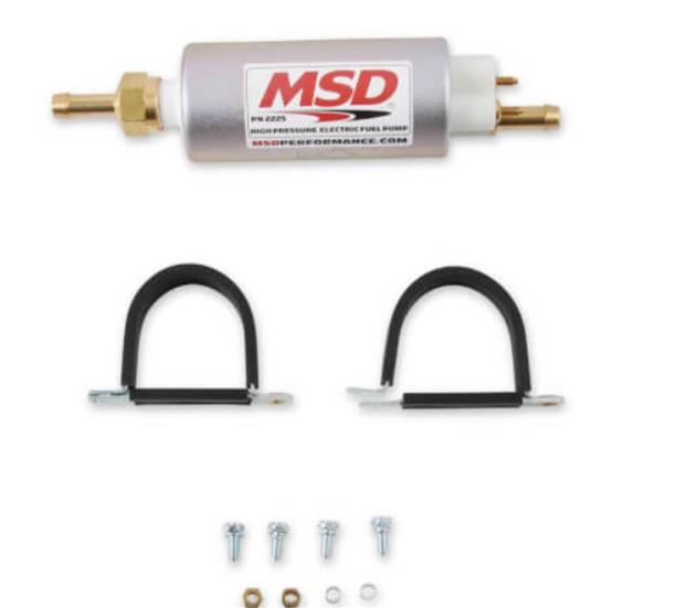 MSD Ignition 2225 MSD High-Pressure Electric Fuel Pumps - Zander Auto Parts
